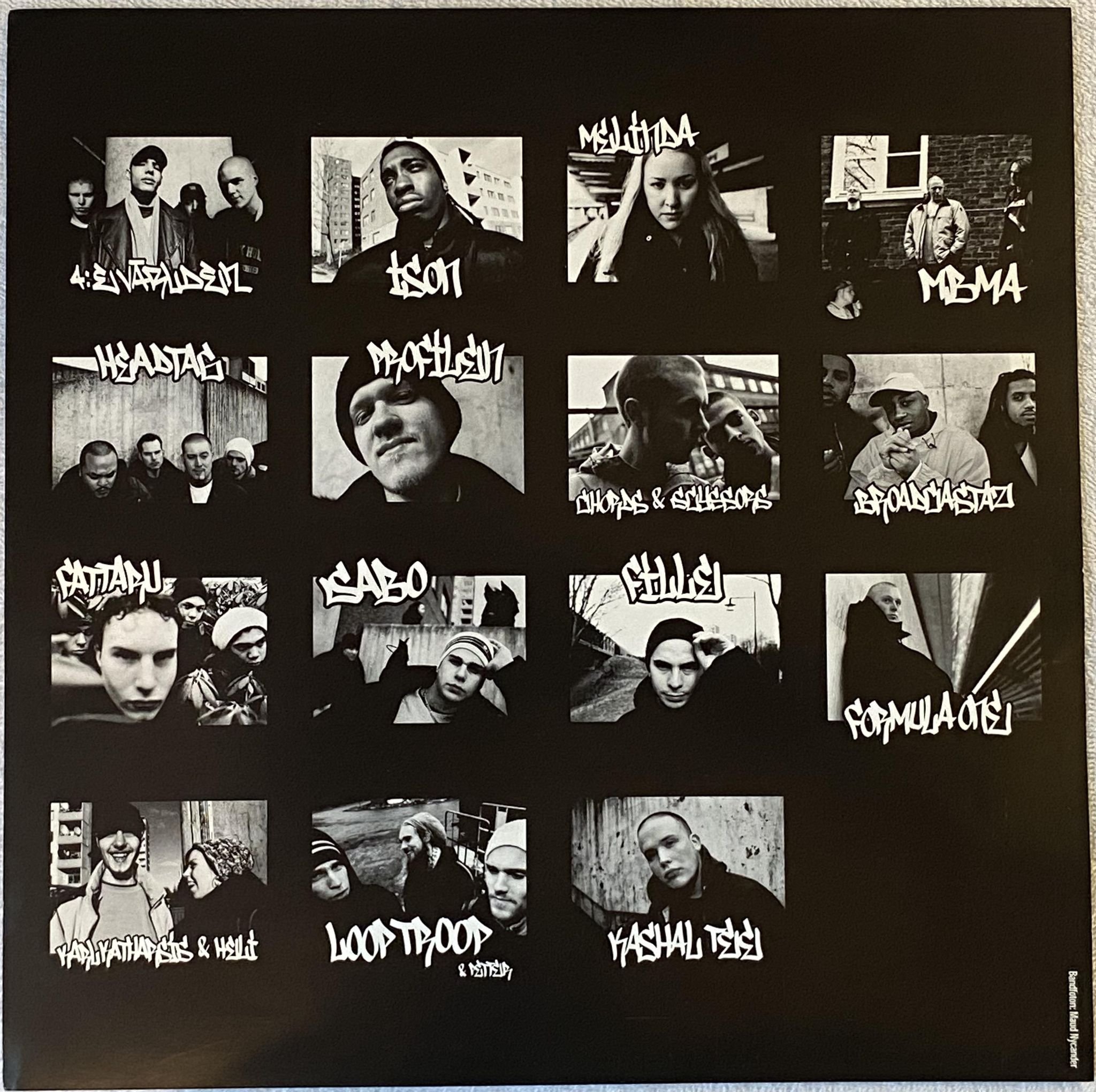 Omslagsbild för skivan VARIOUS den svenska underjorden 2xLP 2000 Swe REDLINE 7243 8 493971 7