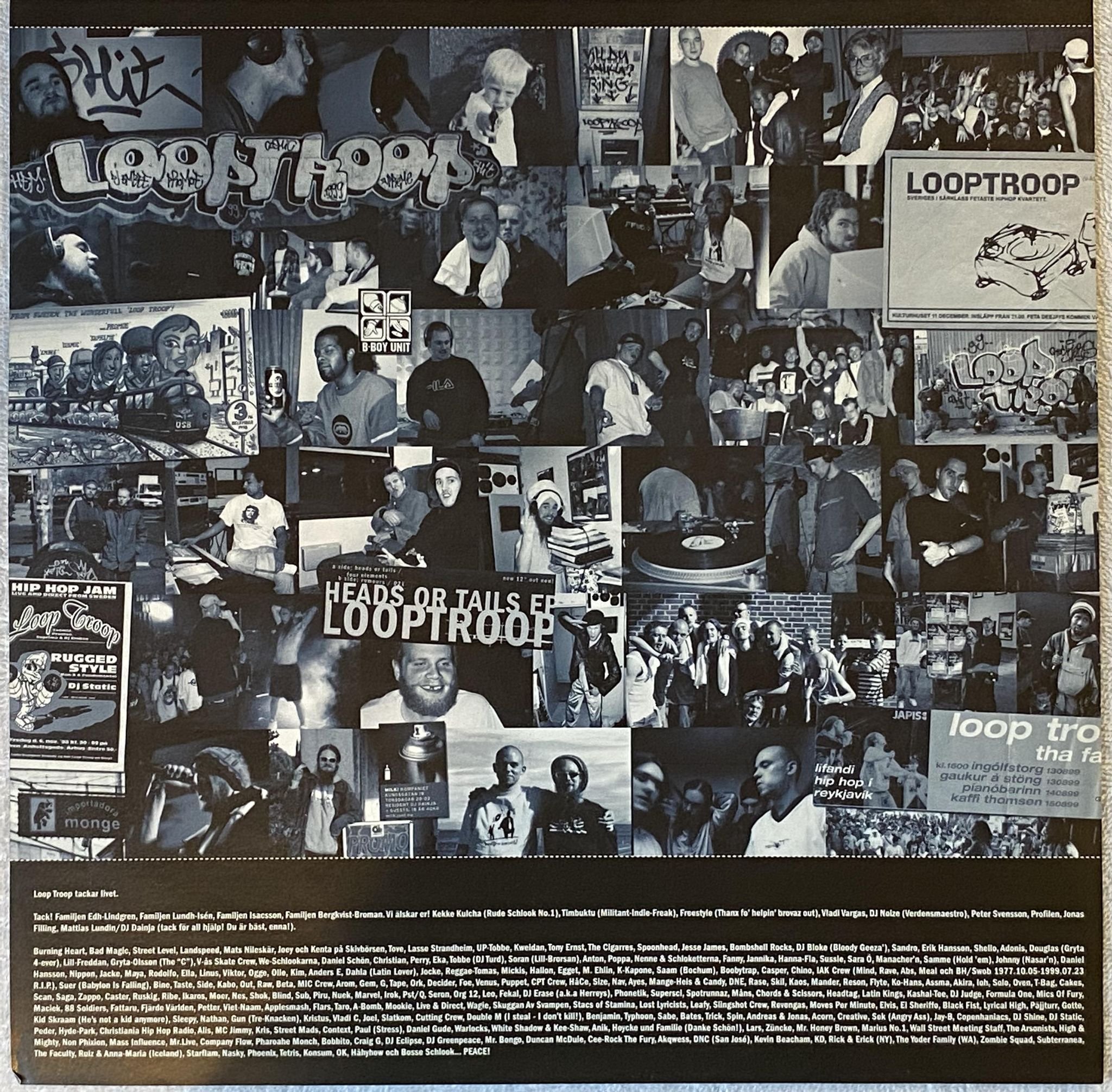 Omslagsbild för skivan LOOPTROOP Modern Day City Symphony 2xLP 2000 Swe DAVID Vs GOLIATH DVSG 009