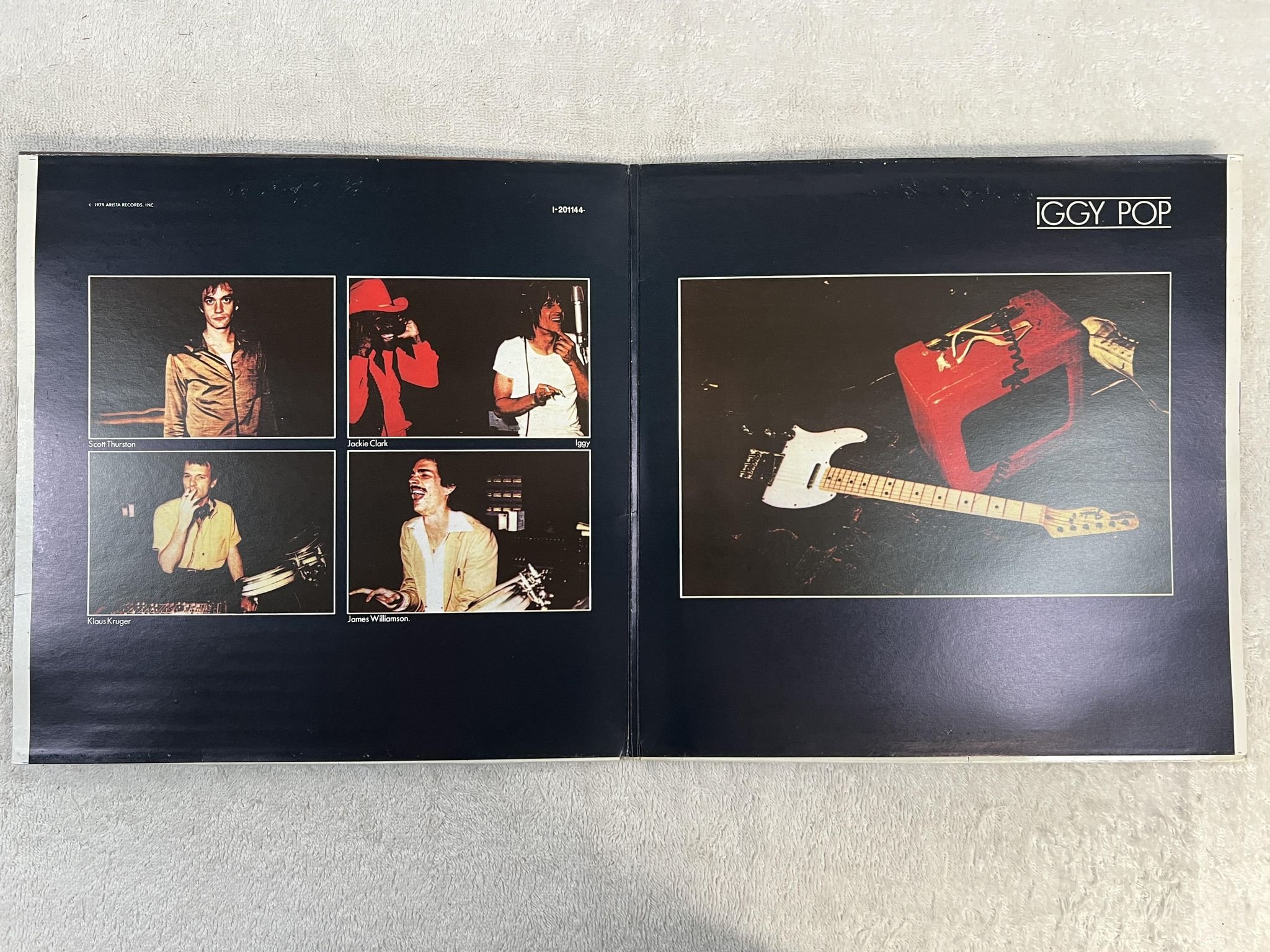 Omslagsbild för skivan IGGY POP new values LP Spain ARISTA I-201144