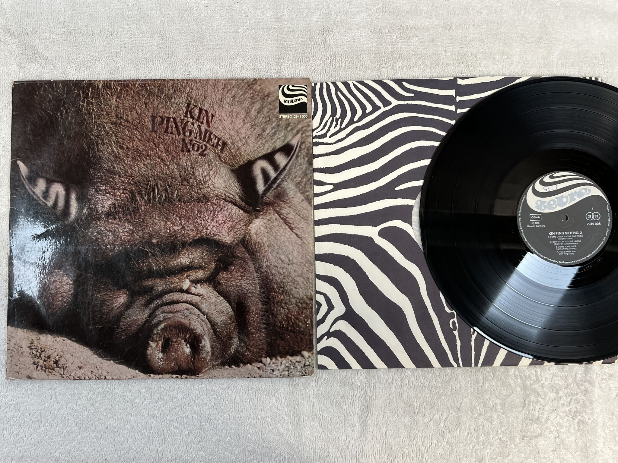 Omslagsbild för skivan KIN PING MEH No. 2 LP -72 Ger ZEBRA 2949005 *** KRAUTROCK ***