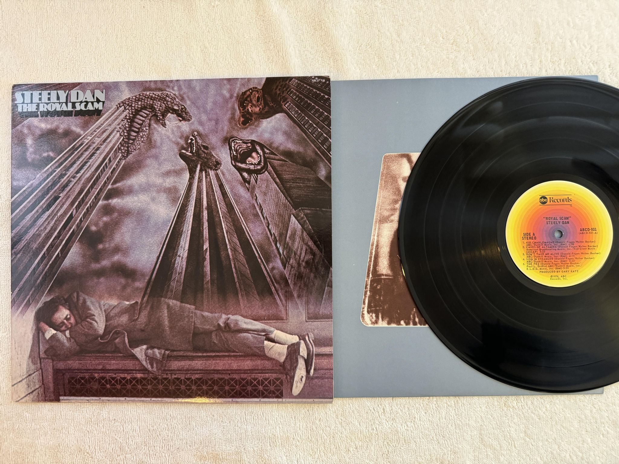 Omslagsbild för skivan STEELY DAN royal scam LP -76 US ABC ABCD 931