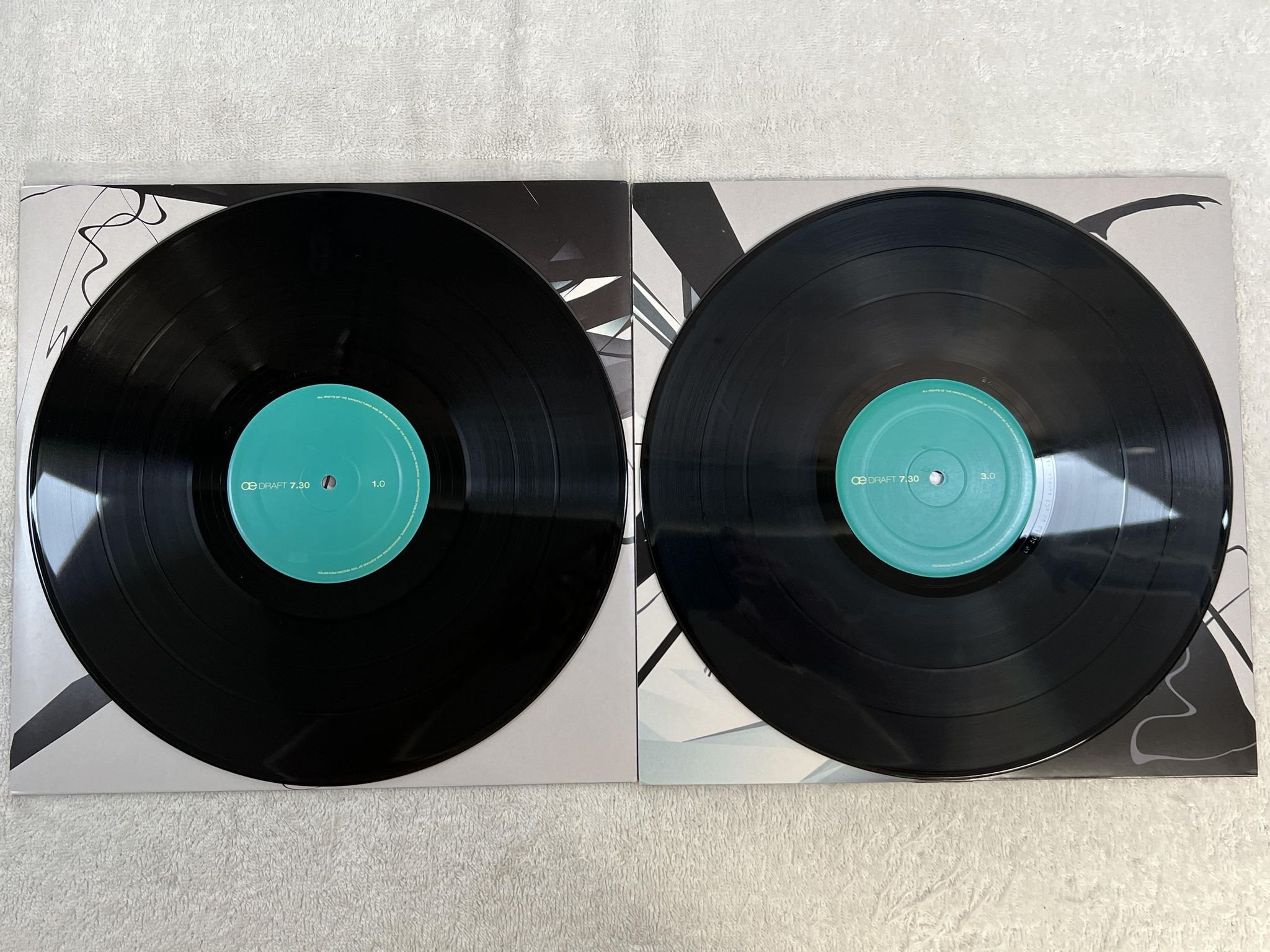 Omslagsbild för skivan AUTECHRE Draft 7.30 2xLP 2003 UK WARPLP111 **** IDM ELECTRONIC ****