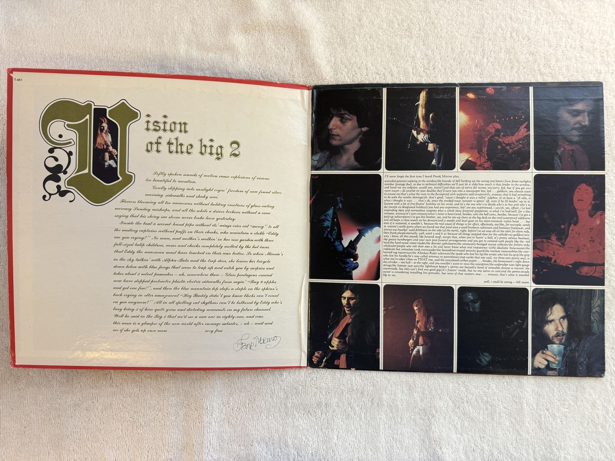 Omslagsbild för skivan MAHOGANY RUSH child of the novelty LP -74 US 20TH CENTURY T-451