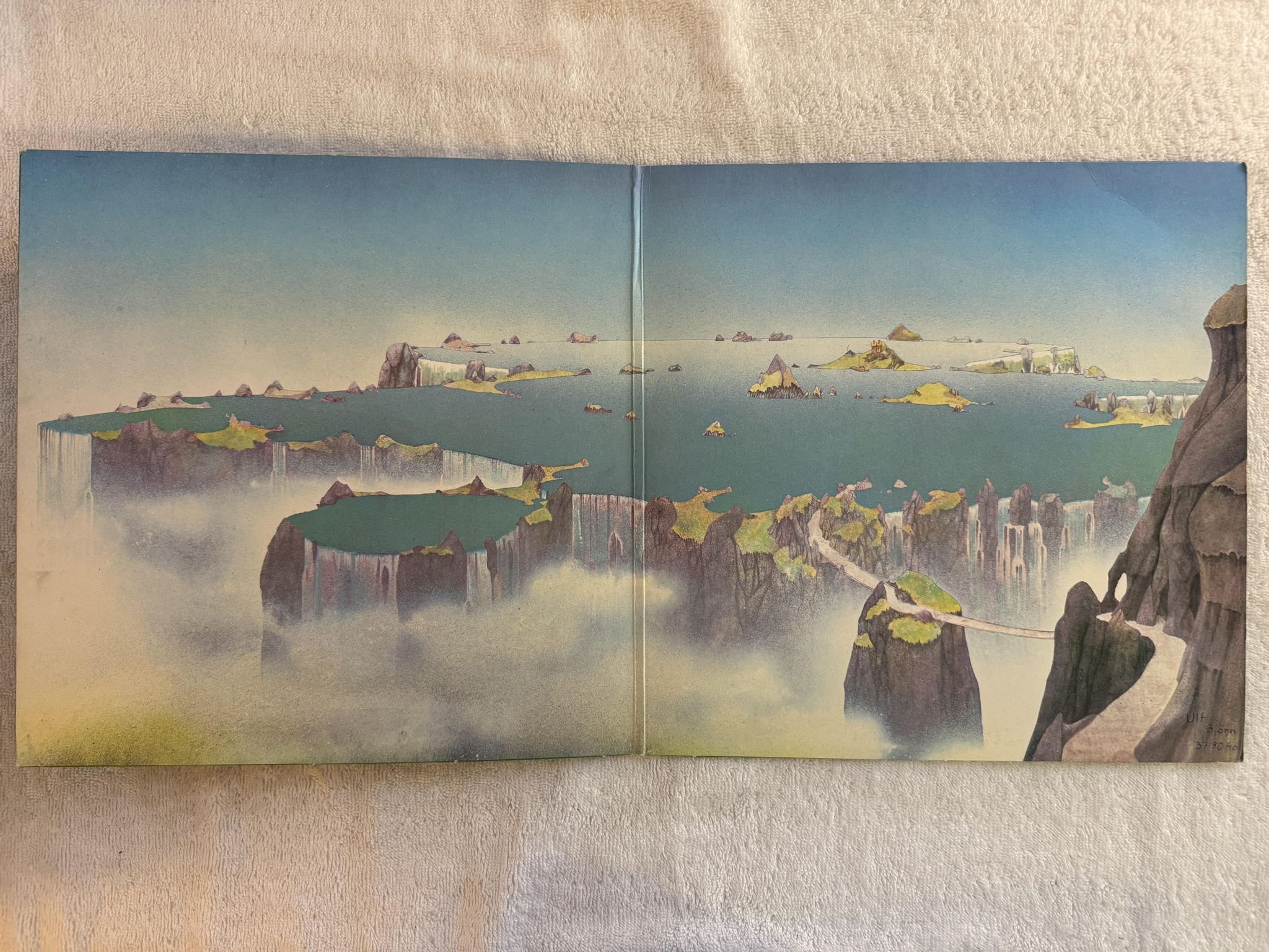 Omslagsbild för skivan YES close to the edge LP -72 US ATLANTIC SD 7244