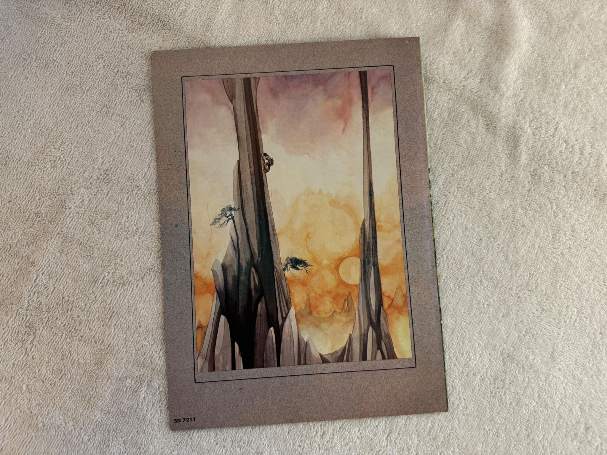 Omslagsbild för skivan YES Fragile LP -71 US ATLANTIC SD 7211