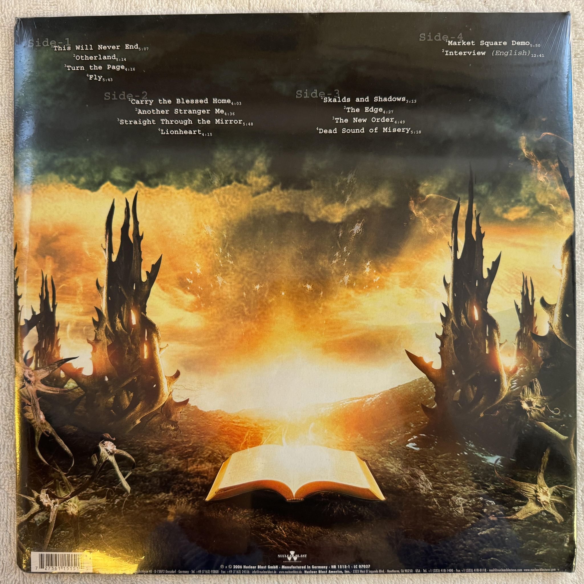 Omslagsbild för skivan BLIND GUARDIAN a twist in the myth 2xLP -06 NUCLEAR BLAST NB 1515-1 * SEALED *