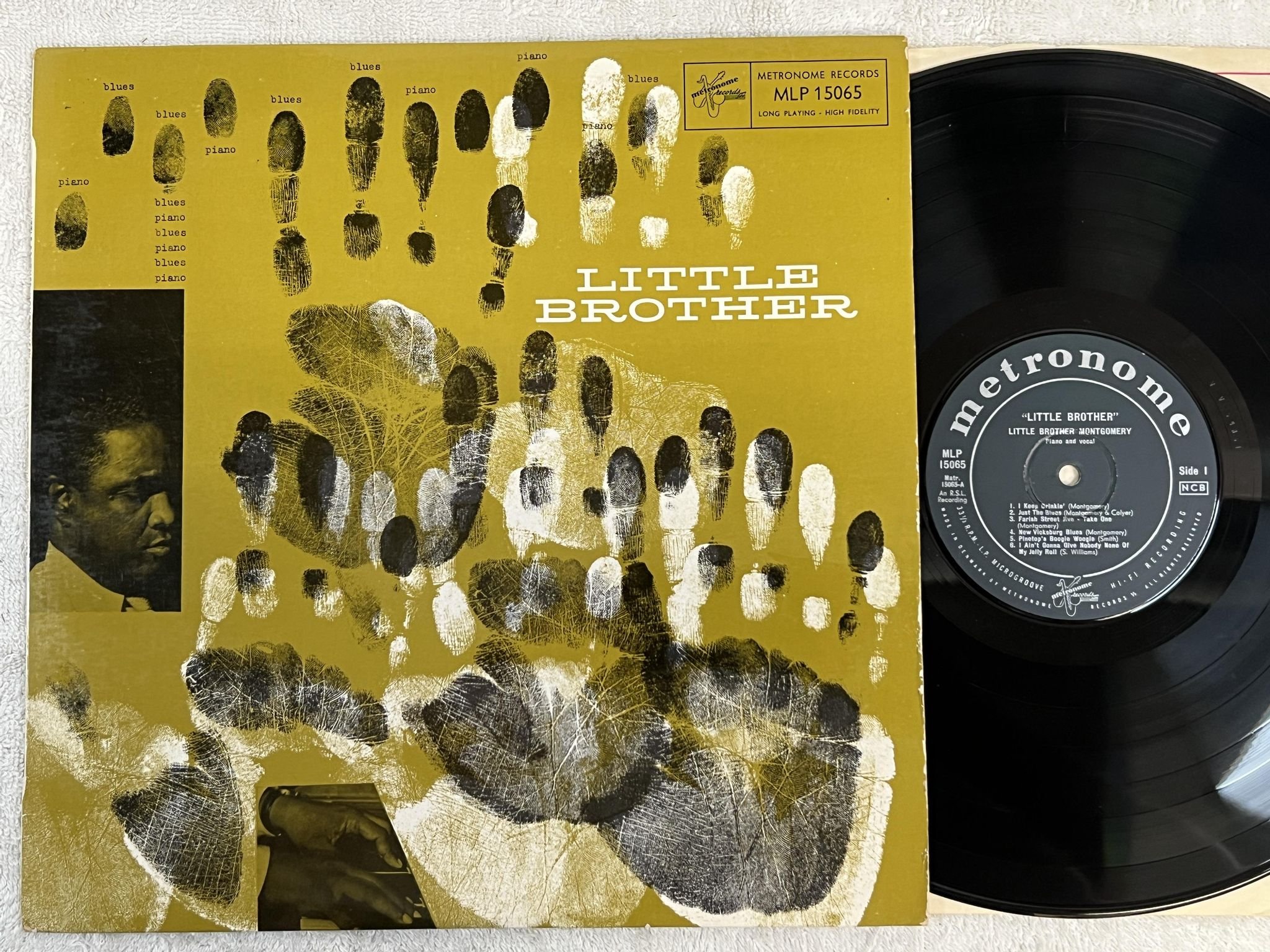 Omslagsbild för skivan LITTLE BROTHER MONTGOMERY little brother LP -60 Den METRONOME MLP 15065