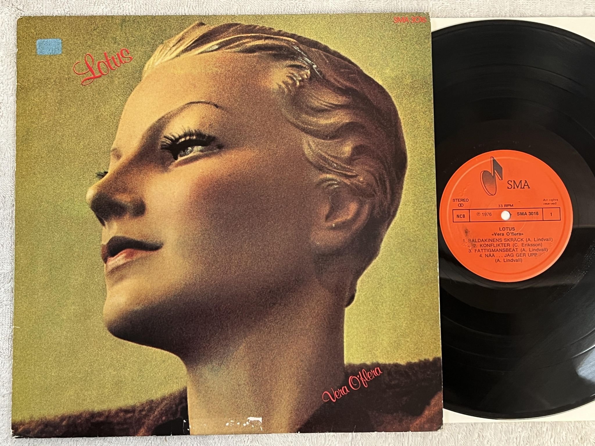 Omslagsbild för skivan LOTUS vera o'flera LP -76 ncb SMA 3016