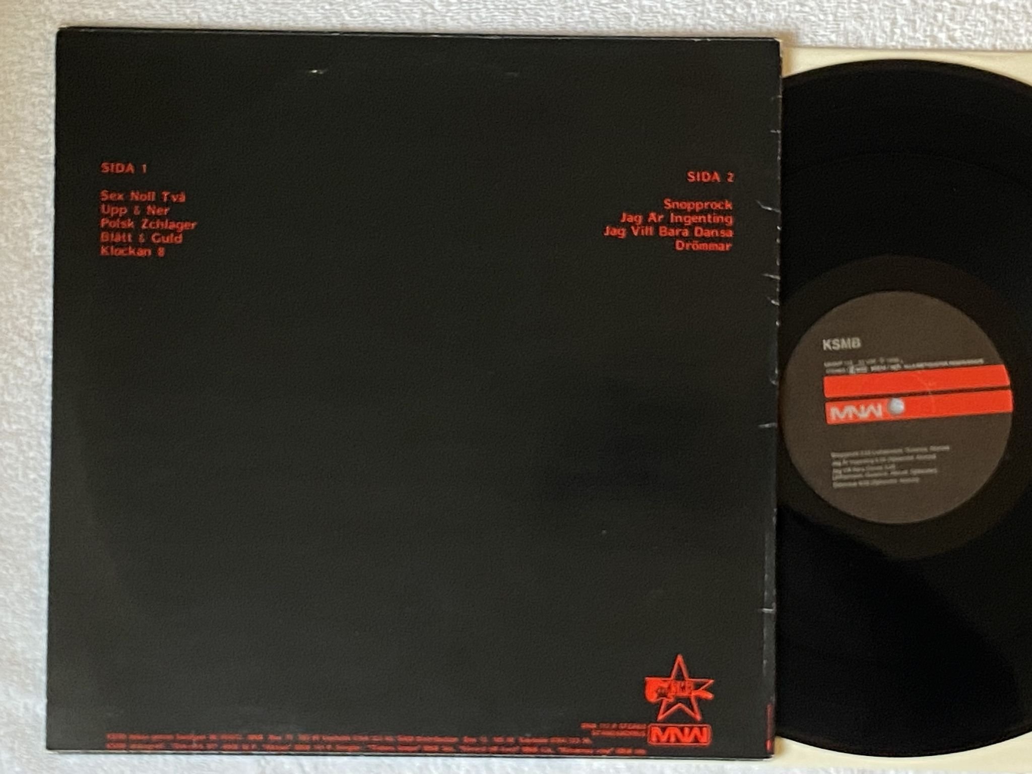 Omslagsbild för skivan KSMB Rika Barn Leka Bäst LP -81/88 MNW 112P