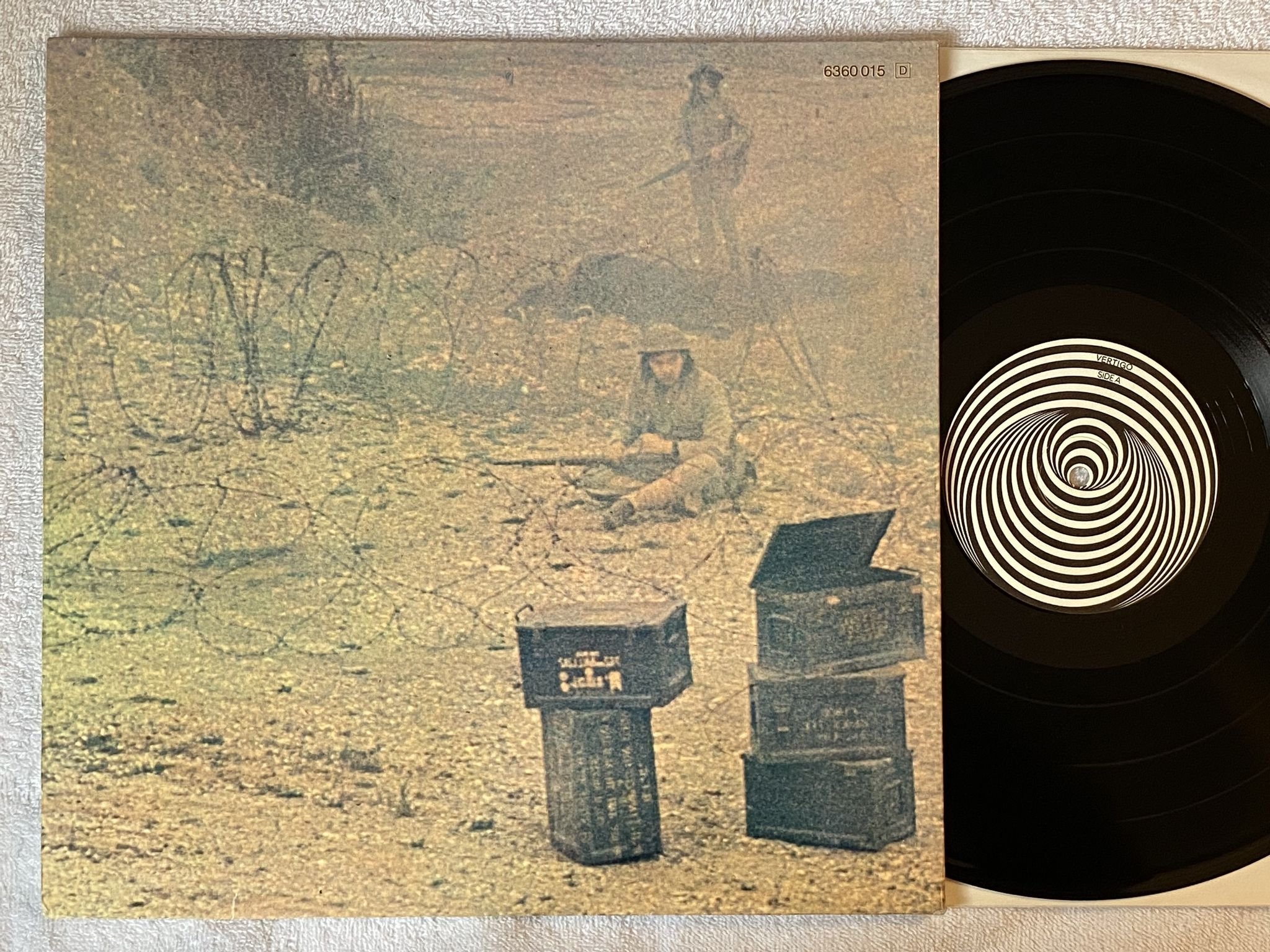 Omslagsbild för skivan WARHORSE s/t LP Ger VERTIGO 6360 015 *** PROG / PSYCH ***