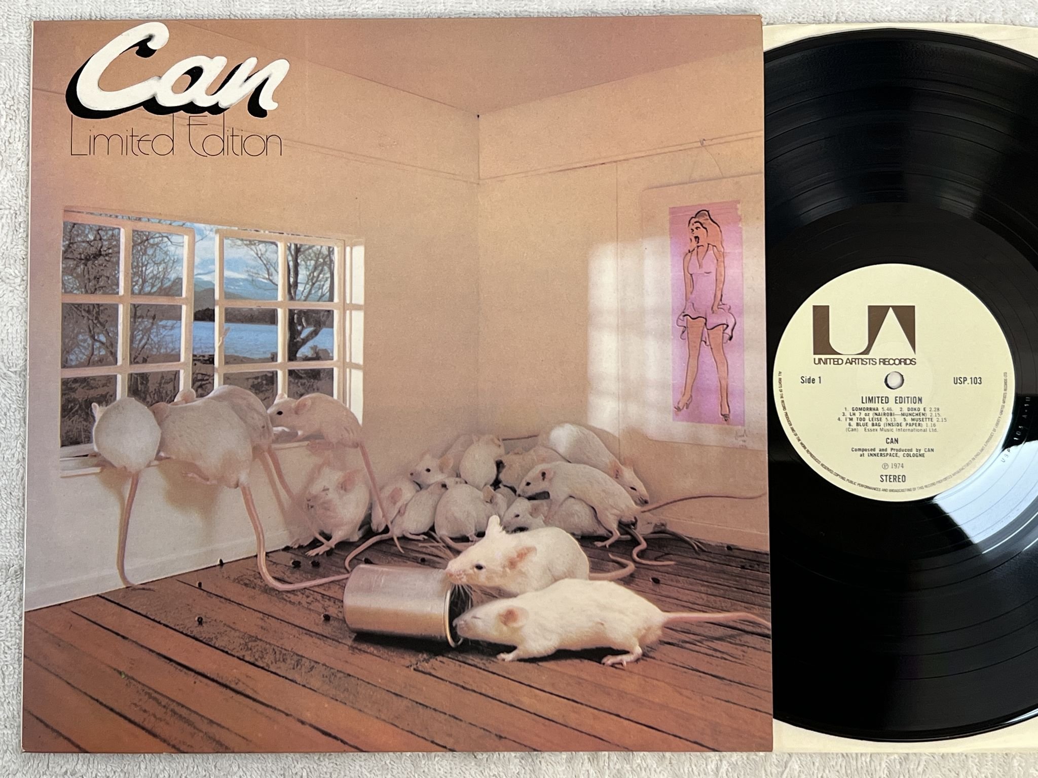 Omslagsbild för skivan CAN Limited Edition LP -74 UK UNITED ARTISTS USP 103 *** KRAUTROCK ***