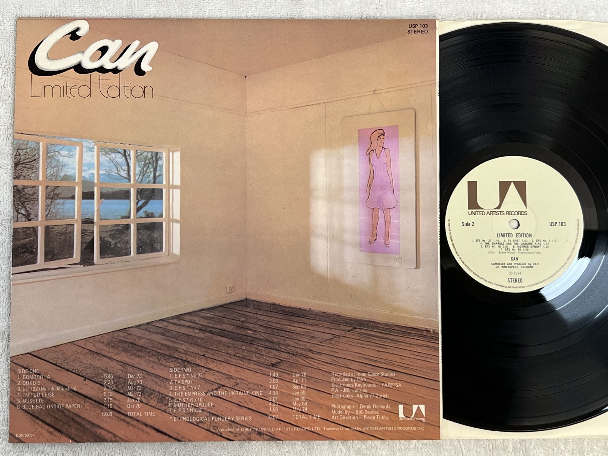 Omslagsbild för skivan CAN Limited Edition LP -74 UK UNITED ARTISTS USP 103 *** KRAUTROCK ***