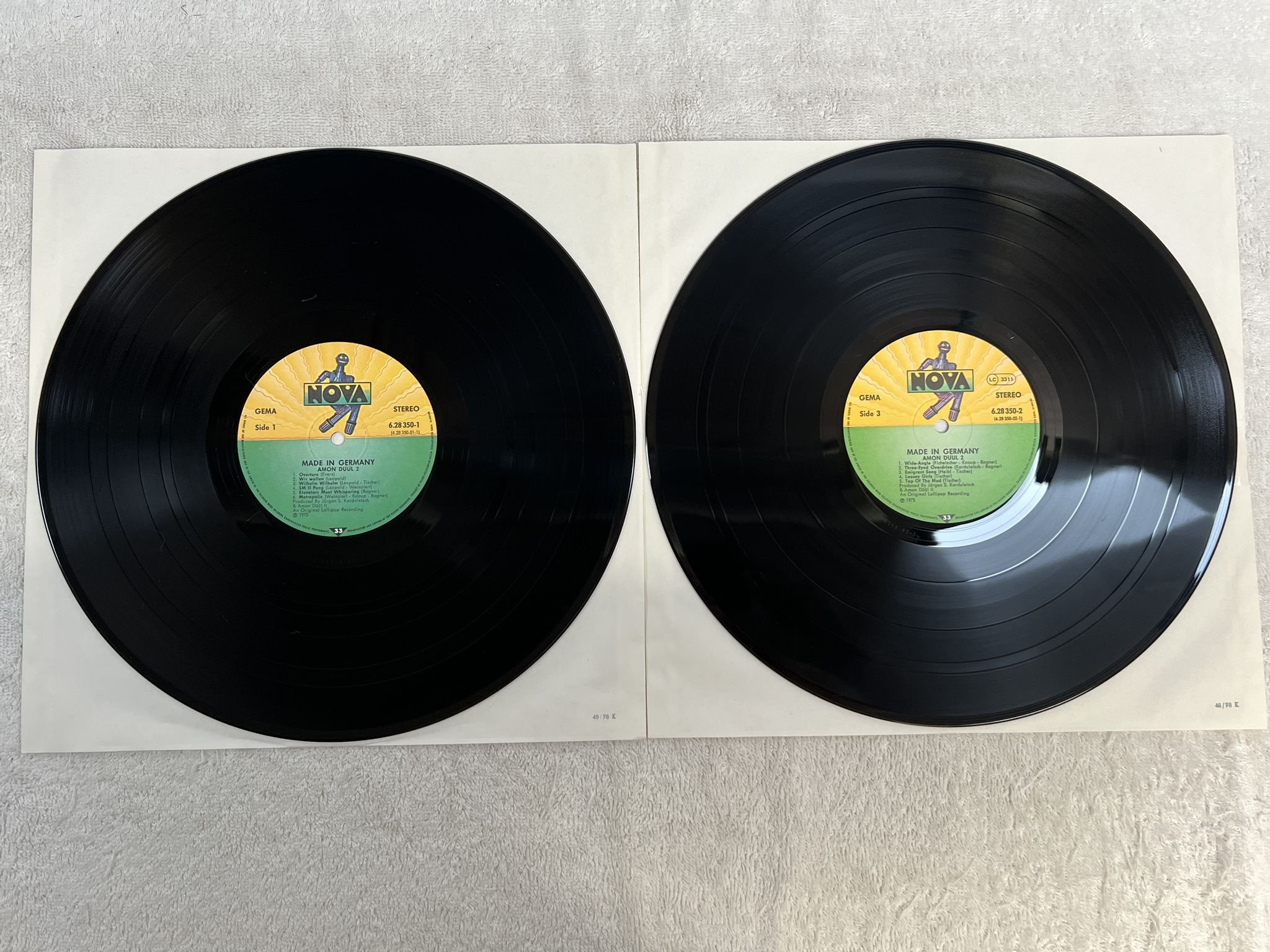 Omslagsbild för skivan AMON DÜÜL II Made In Germany 2xLP -75 Ger NOVA 6.28 350 *** PSYCH ***