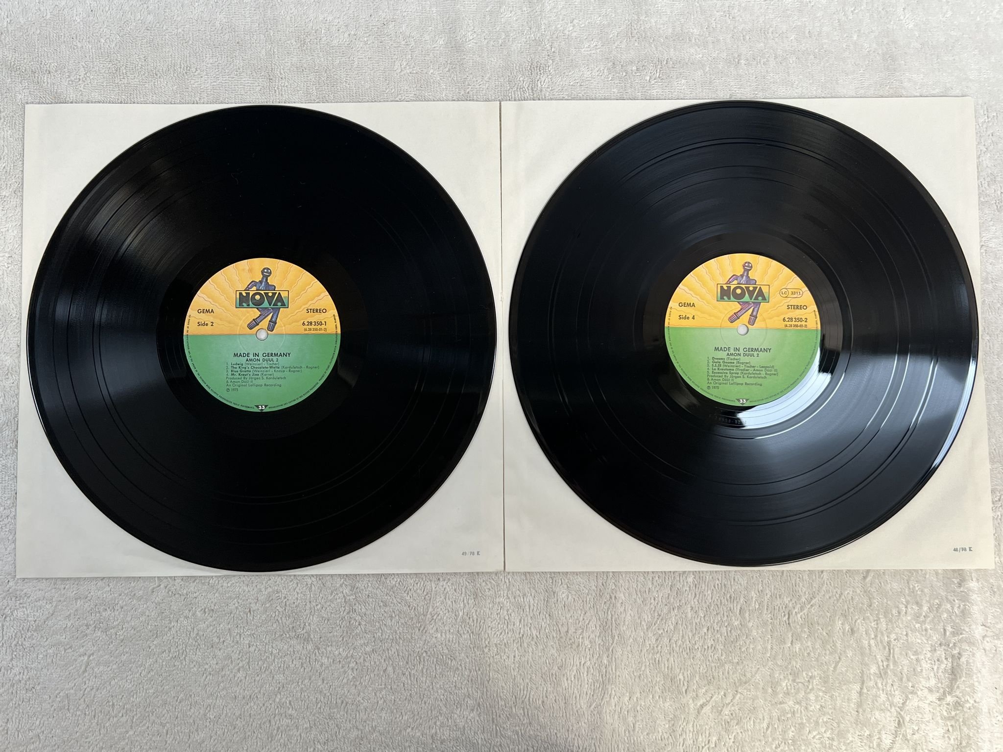 Omslagsbild för skivan AMON DÜÜL II Made In Germany 2xLP -75 Ger NOVA 6.28 350 *** PSYCH ***