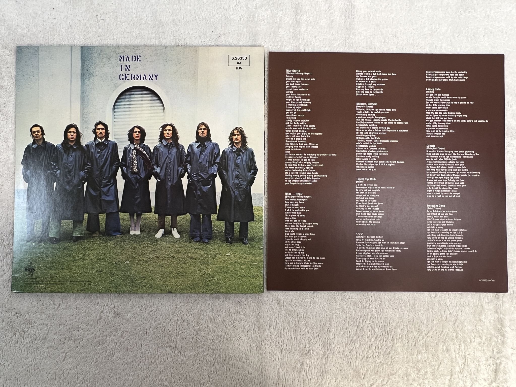 Omslagsbild för skivan AMON DÜÜL II Made In Germany 2xLP -75 Ger NOVA 6.28 350 *** PSYCH ***