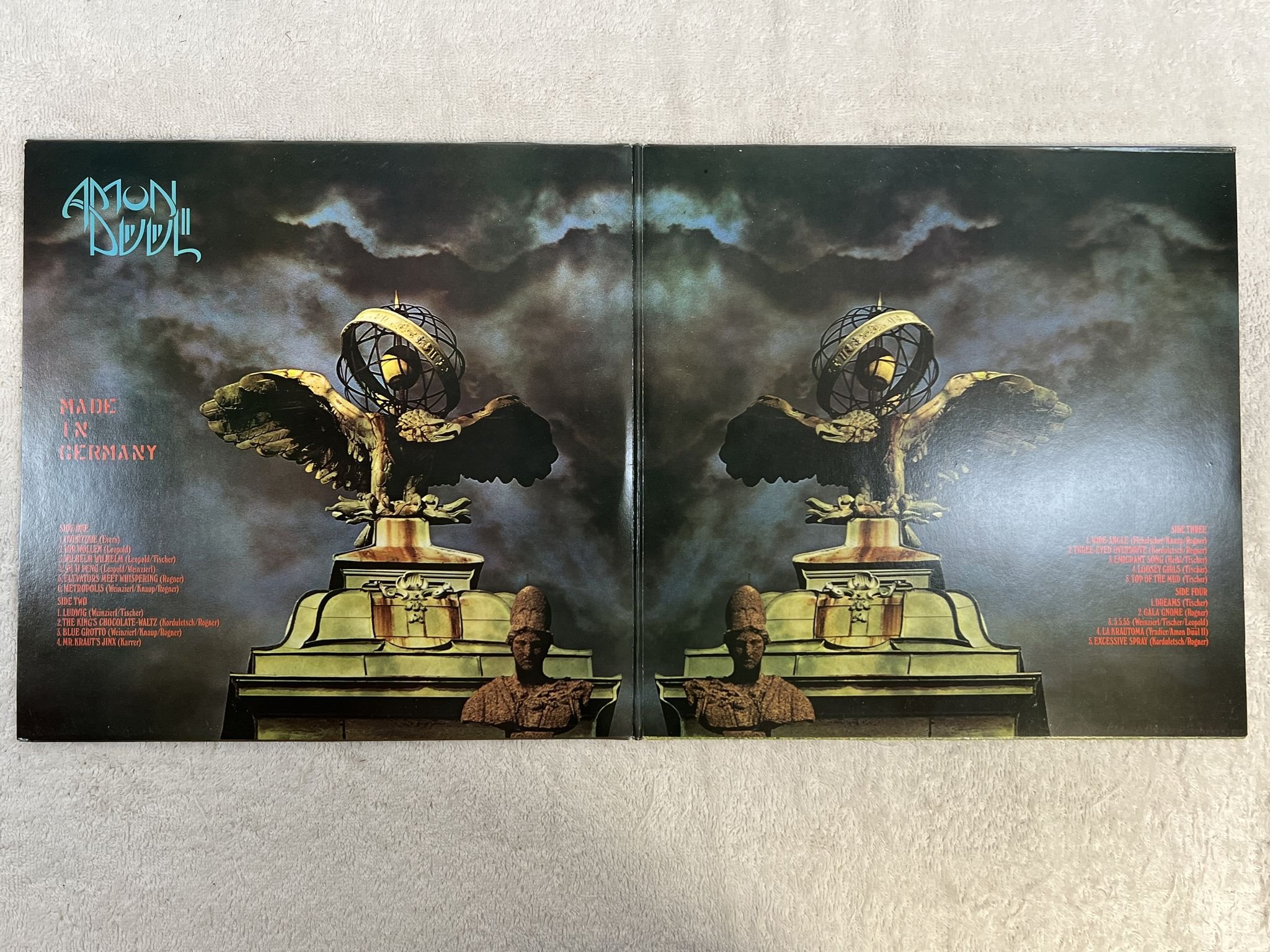 Omslagsbild för skivan AMON DÜÜL II Made In Germany 2xLP -75 Ger NOVA 6.28 350 *** PSYCH ***