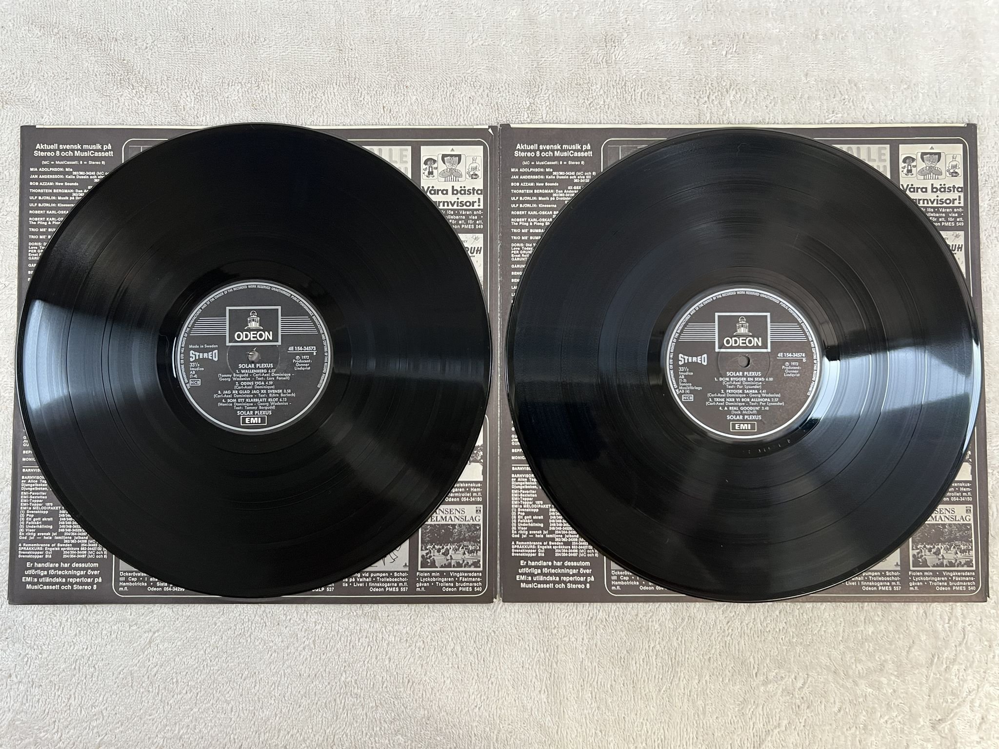 Omslagsbild för skivan SOLAR PLEXUS s/t 2xLP -72 Swe ODEON 4E 154-34573/4 *** SWEDISH VERSION ***