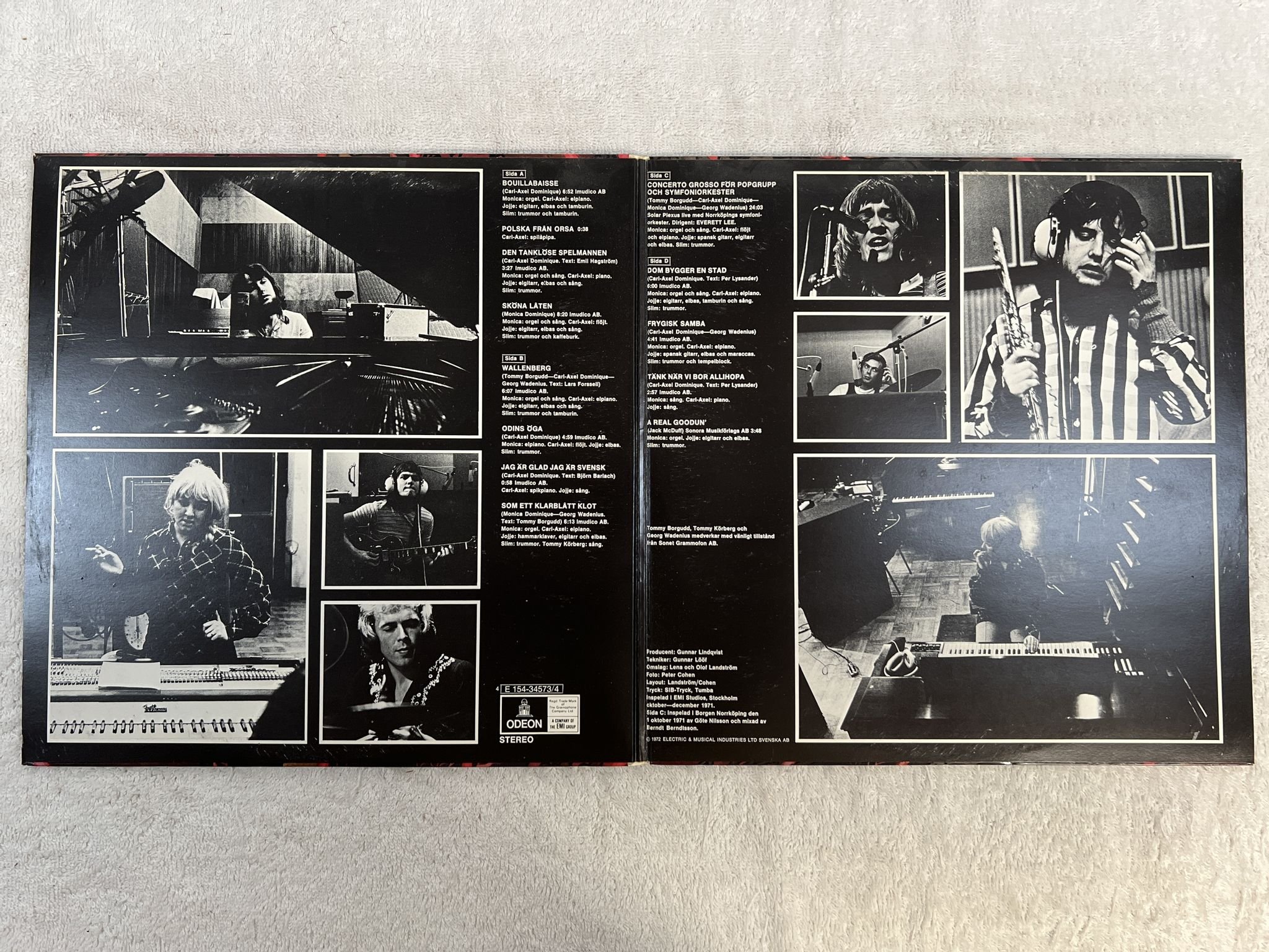 Omslagsbild för skivan SOLAR PLEXUS s/t 2xLP -72 Swe ODEON 4E 154-34573/4 *** SWEDISH VERSION ***