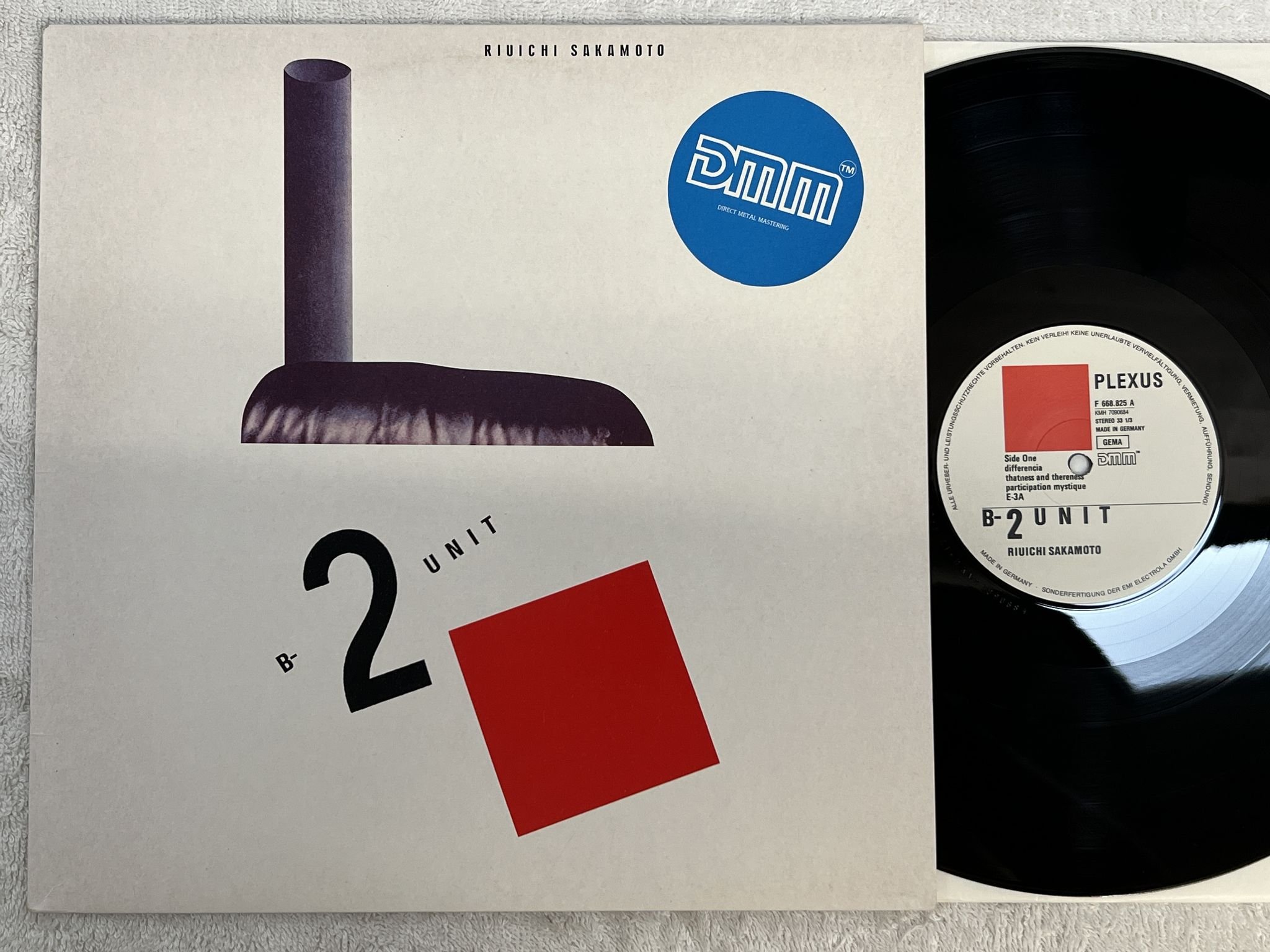 Omslagsbild för skivan RIUICHI SAKAMOTO B-2 Unit LP -84 Ger PLEXUS KMH 7090684