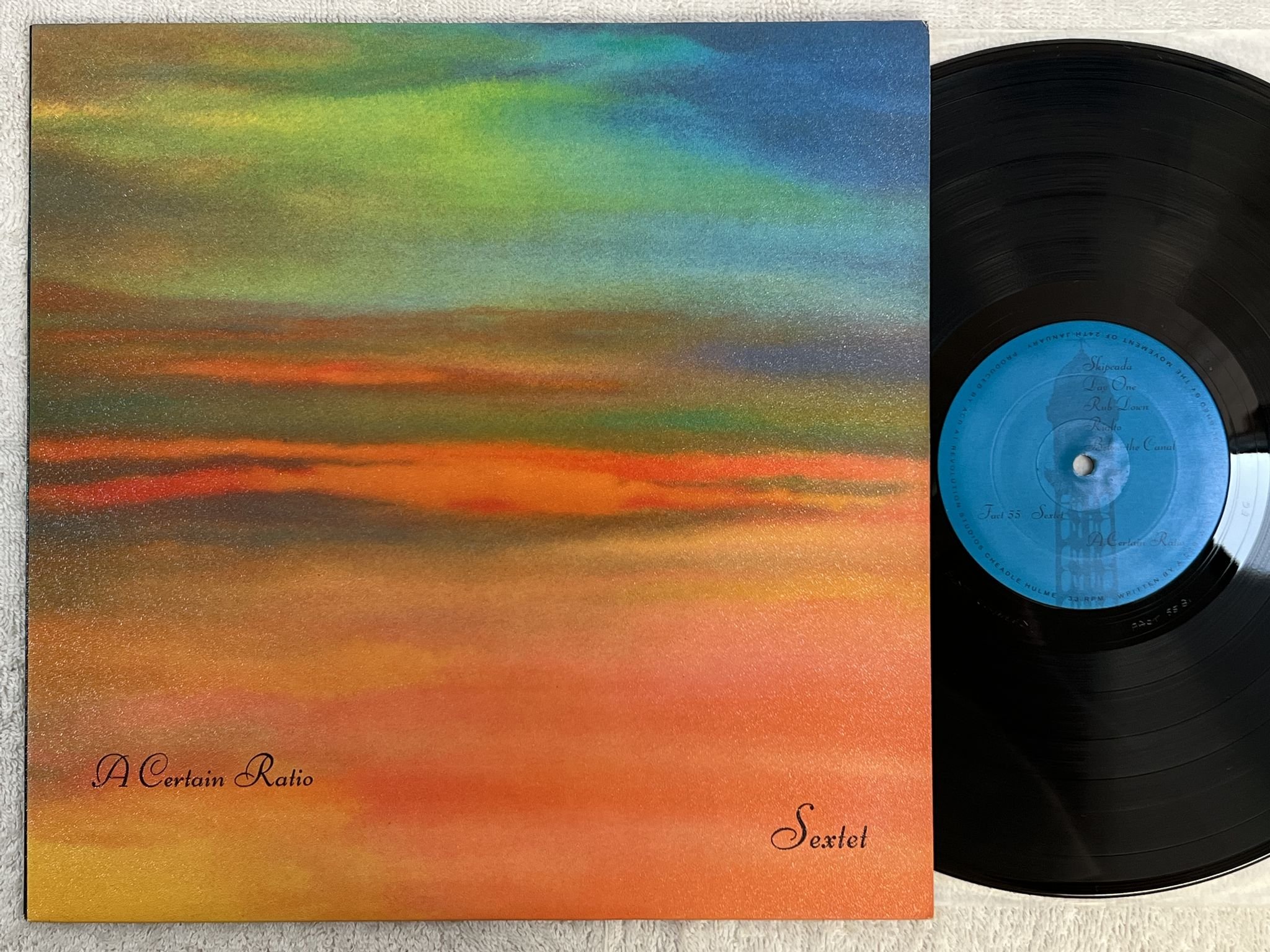 Omslagsbild för skivan A CERTAIN RATIO Sextet LP -82 UK FACTORY Fact 55 *** NEW WAVE - FUNK ***