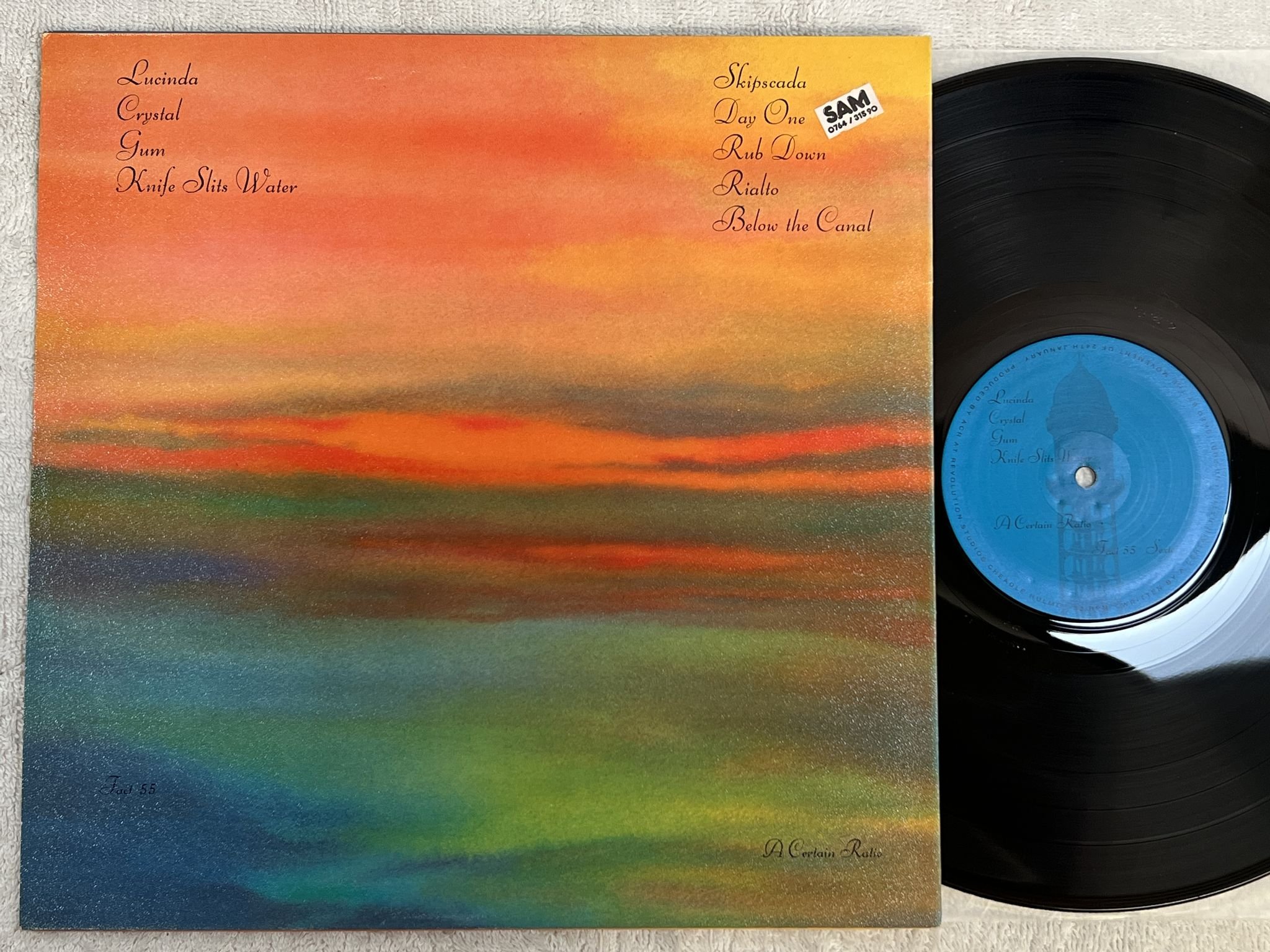 Omslagsbild för skivan A CERTAIN RATIO Sextet LP -82 UK FACTORY Fact 55 *** NEW WAVE - FUNK ***