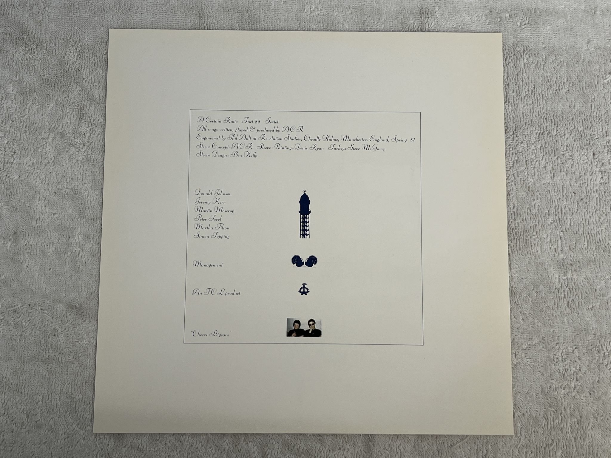 Omslagsbild för skivan A CERTAIN RATIO Sextet LP -82 UK FACTORY Fact 55 *** NEW WAVE - FUNK ***