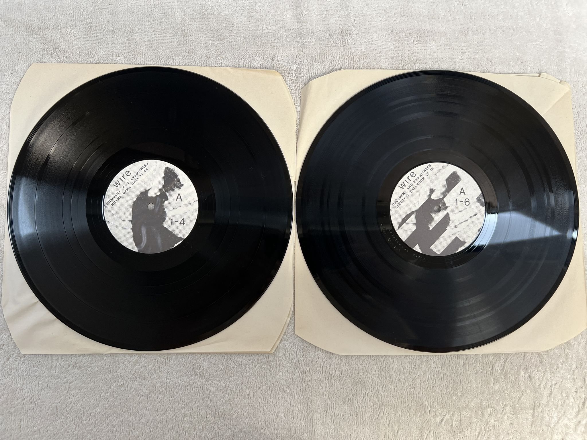 Omslagsbild för skivan WIRE Document And Eyewitness LP + 12" -81 UK ROUGH TRADE ROUGH ROUGH 29