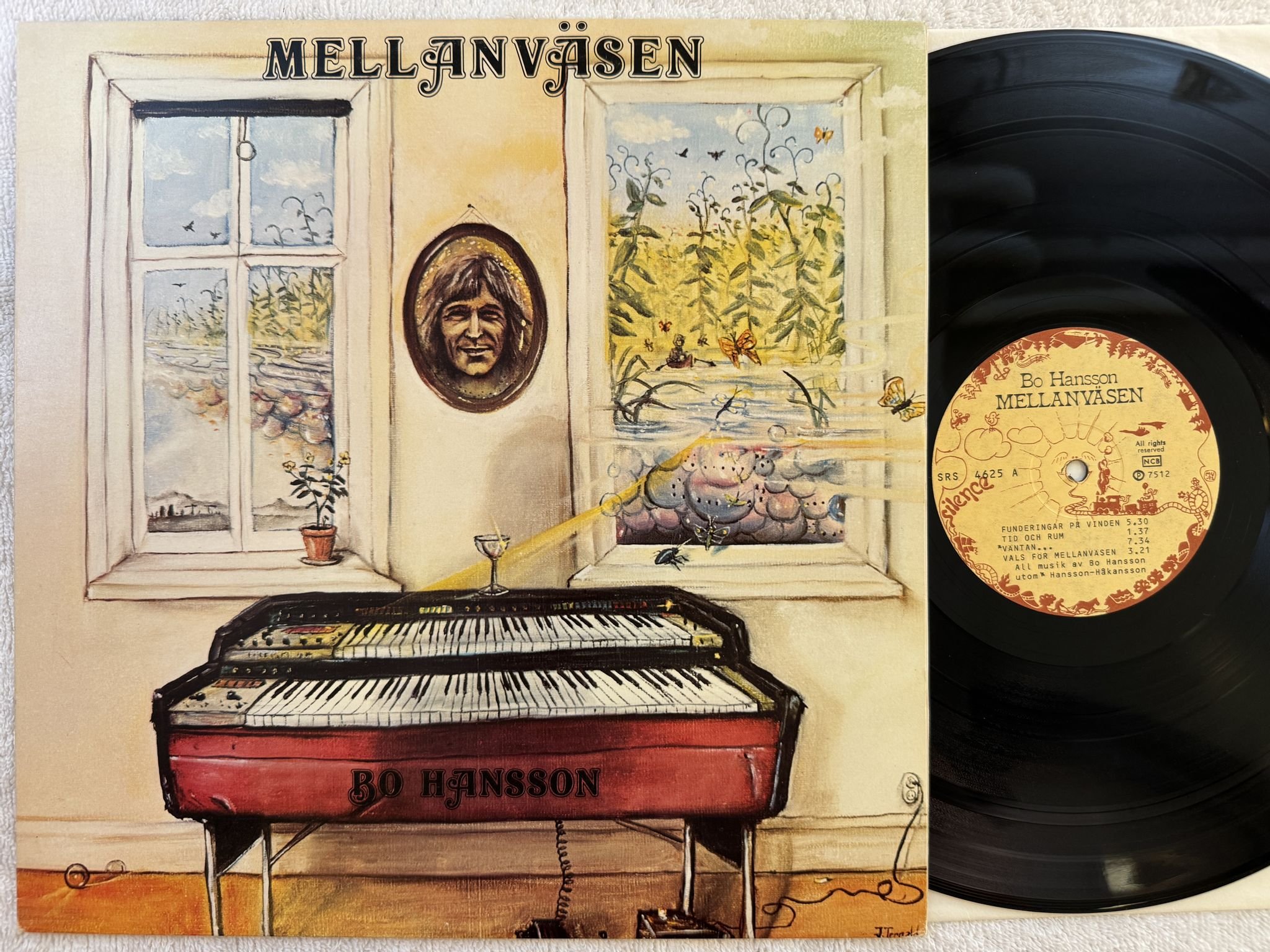 Omslagsbild för skivan BO HANSSON mellanväsen LP -75 Swe SILENCE SRS 4625