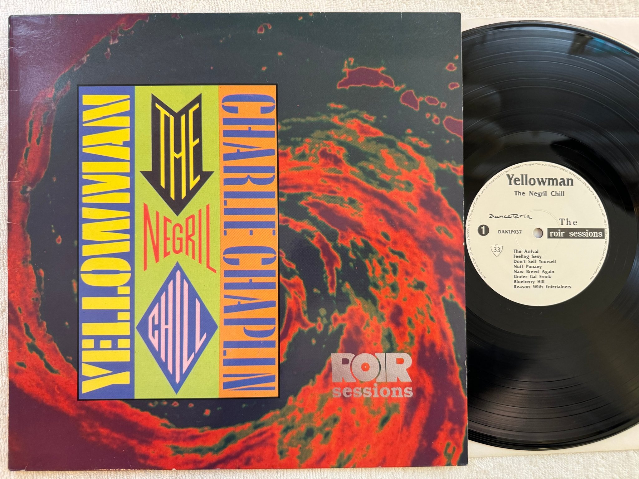 Omslagsbild för skivan YELLOMAN the negril chill LP -90 DANCETERIA DANLP037