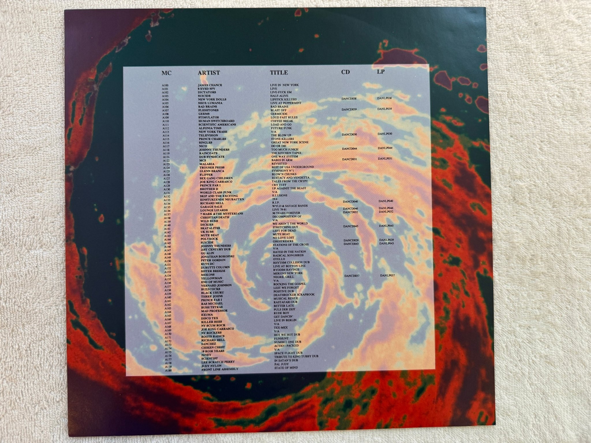 Omslagsbild för skivan YELLOMAN the negril chill LP -90 DANCETERIA DANLP037