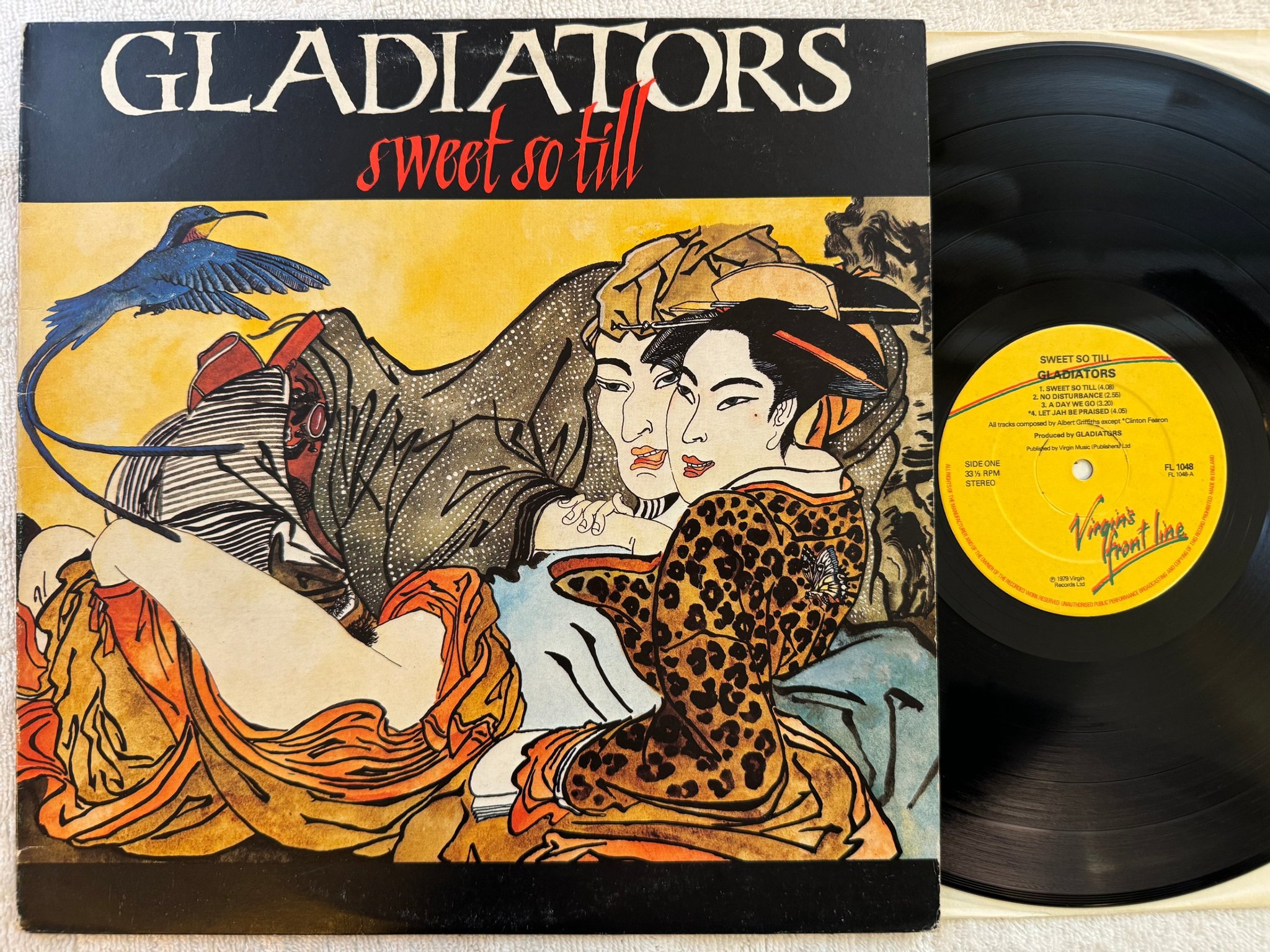 Omslagsbild för skivan THE GLADIATORS sweet so till LP -79 UK VIRGINS FRONT LINE FL 1048