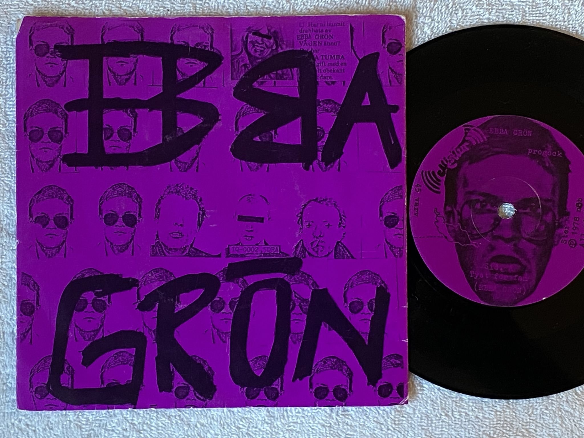 Omslagsbild för skivan EBBA GRÖN prorock 7" -78 Swe MISTLUR MLR 3