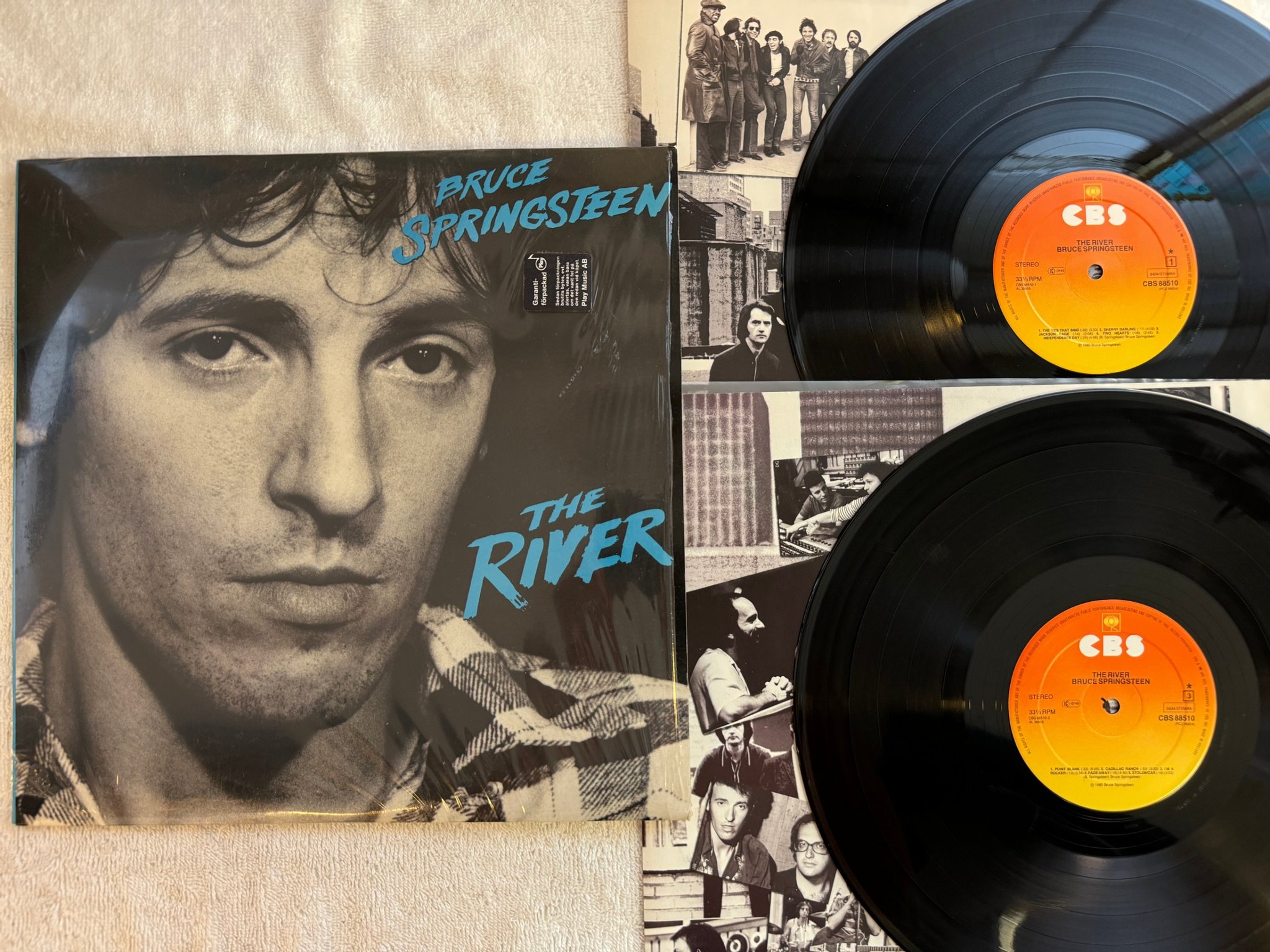 Omslagsbild för skivan BRUCE SPRINGSTEEN the river LP -80 Hol CBS 88510