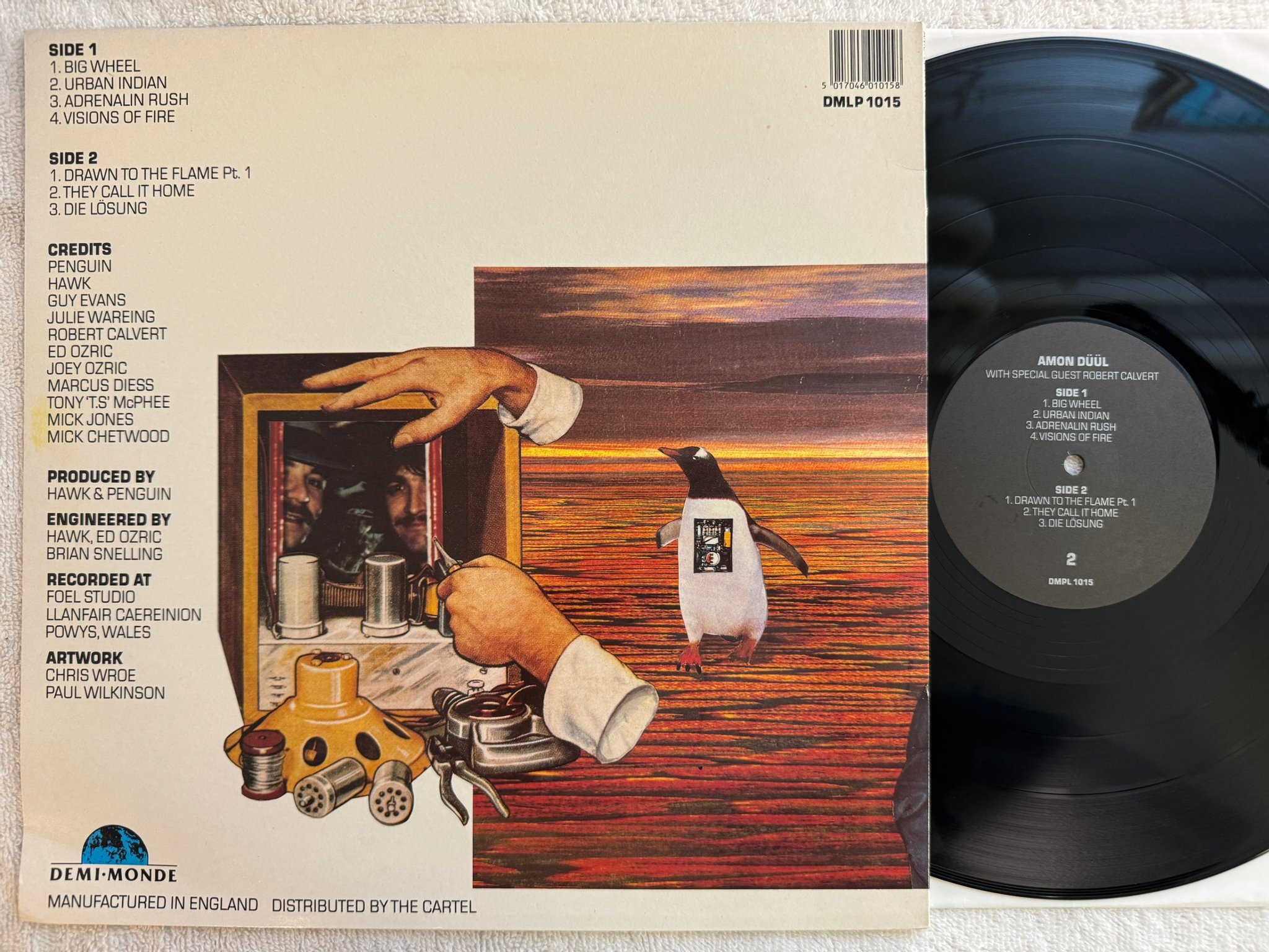 Omslagsbild för skivan AMON DÜÜL Die Lösung LP -89 UK DEMI MONDE DMLP 1015