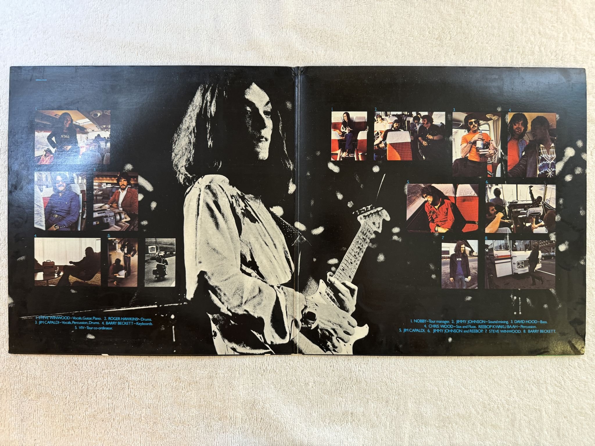 Omslagsbild för skivan TRAFFIC on the road LP ISLAND SMAS 9336