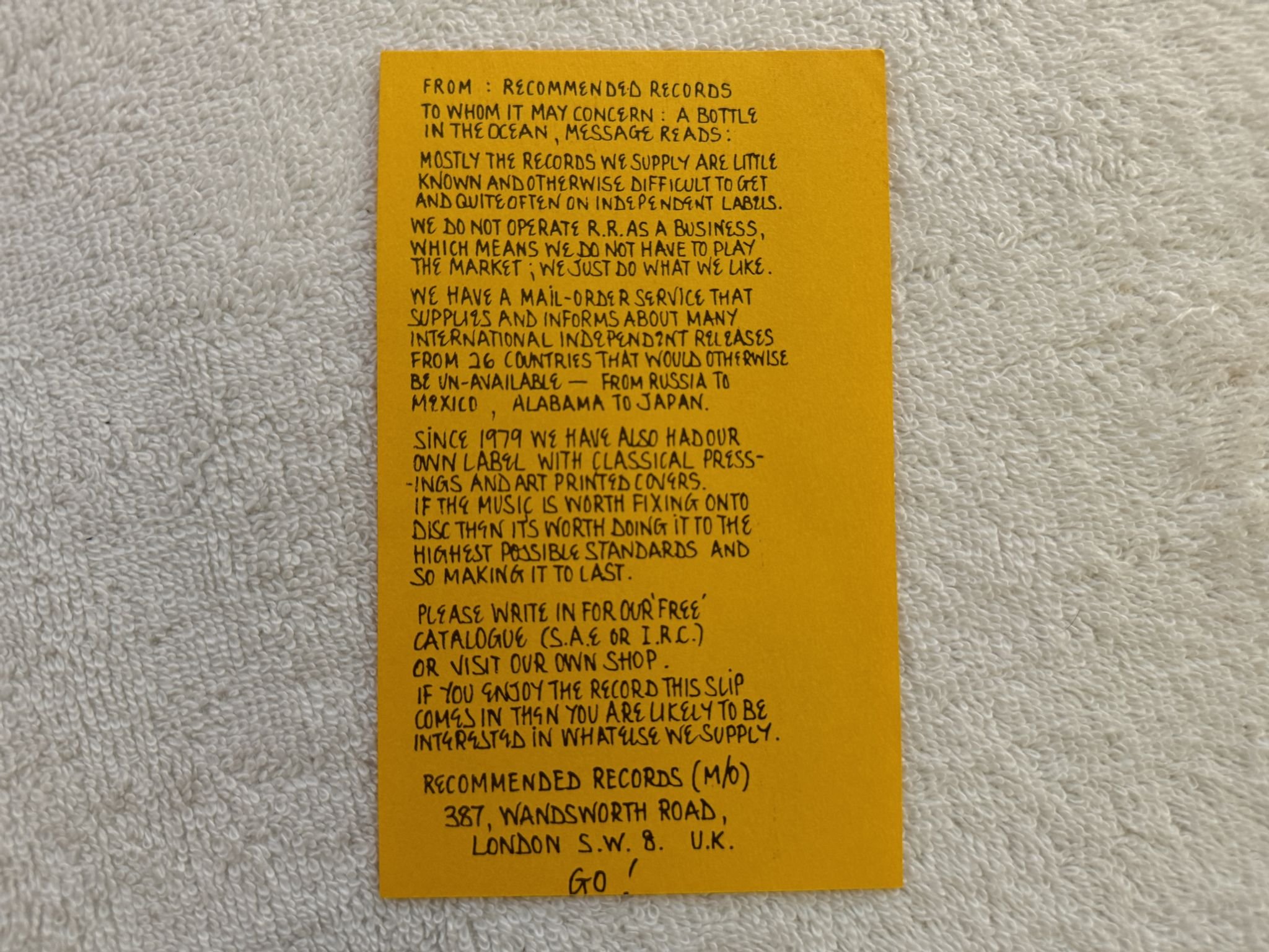 Omslagsbild för skivan UNIVERS ZERO uzed LP -84 Fra CRYONIC INC MAD 3008