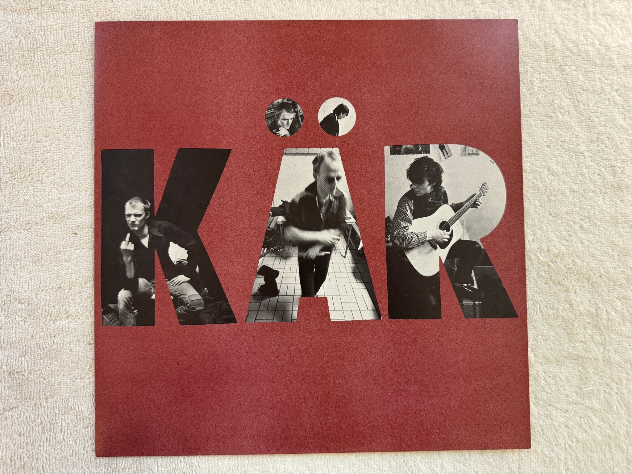 Omslagsbild för skivan EBBA GRÖN Kärlek & Uppror LP -81 Swe MISTLUR MLR-17