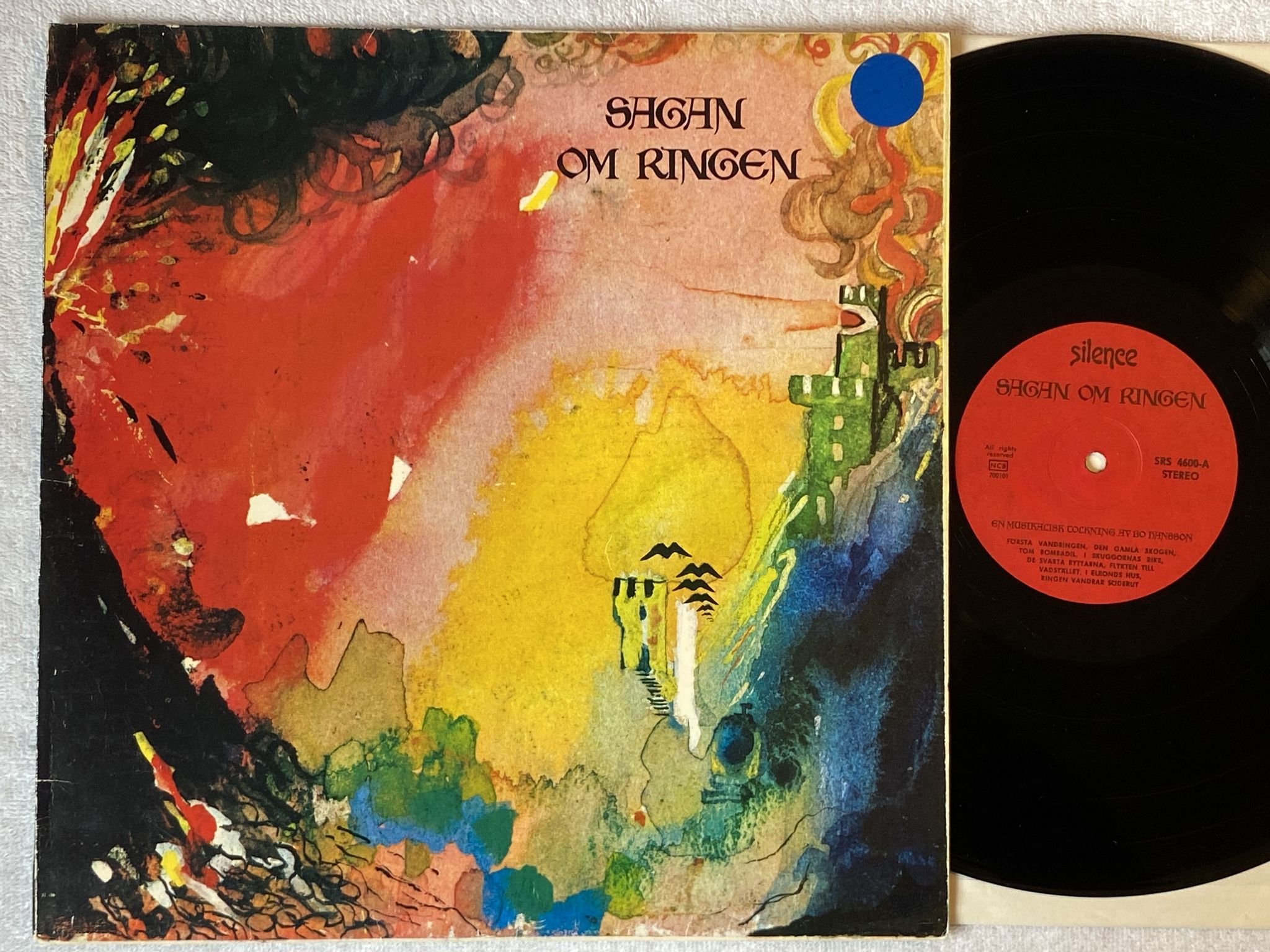 Omslagsbild för skivan BO HANSSON sagan om ringen LP re Swe SILENCE SRS 4600