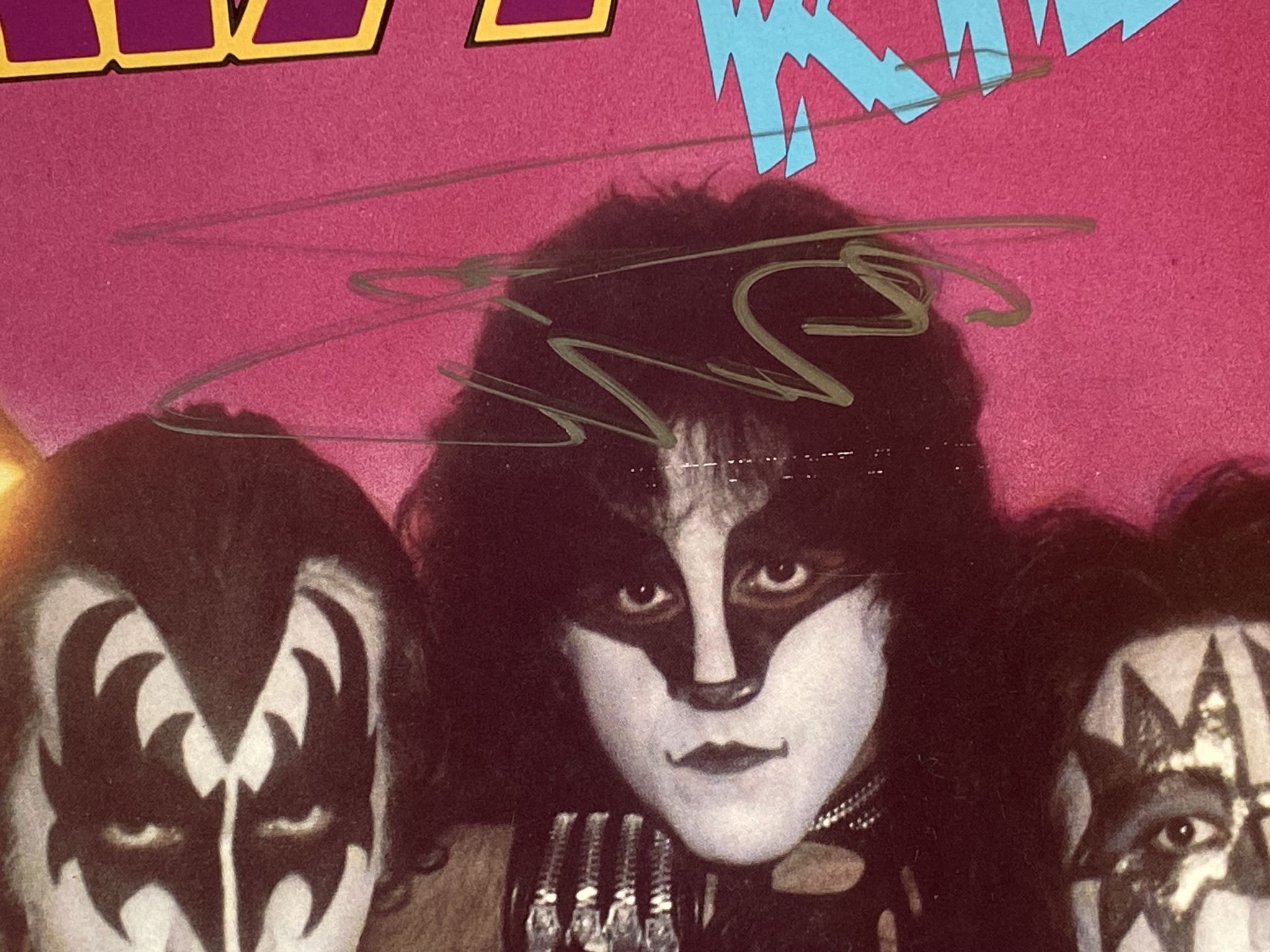 Omslagsbild för skivan KISS killers LP -82 Hol CASABLANCA 6302193 *** signed by Eric Carr ***