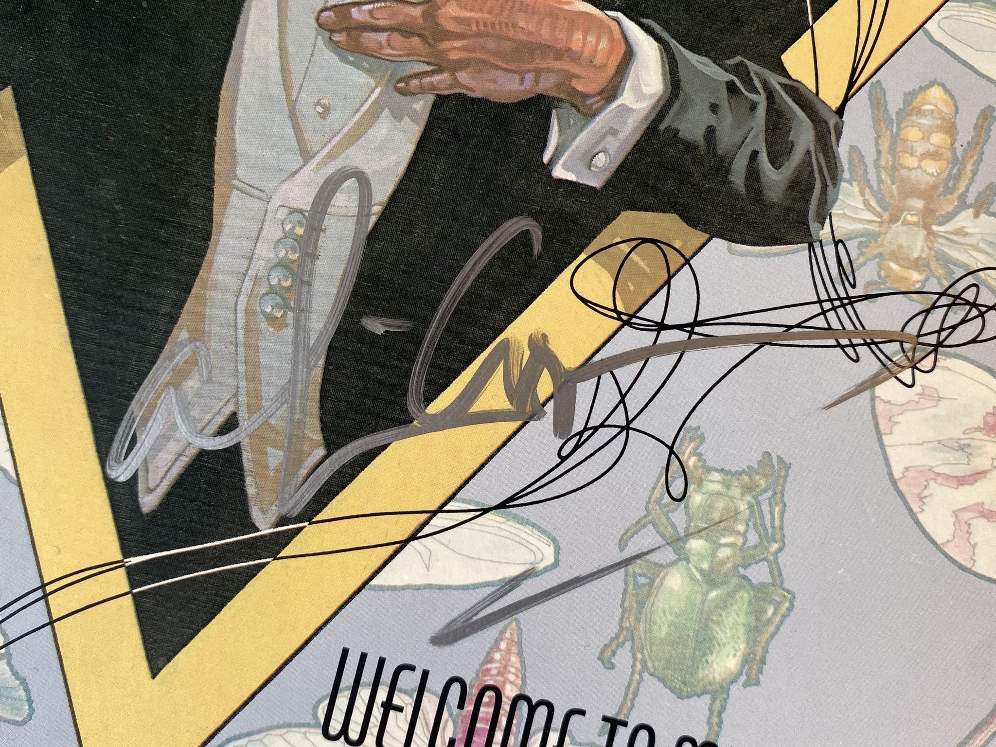 Omslagsbild för skivan ALICE COOPER welcome to my nightmare LP -75 US ATLANTIC SD 19157 ** AUTOGRAPH **