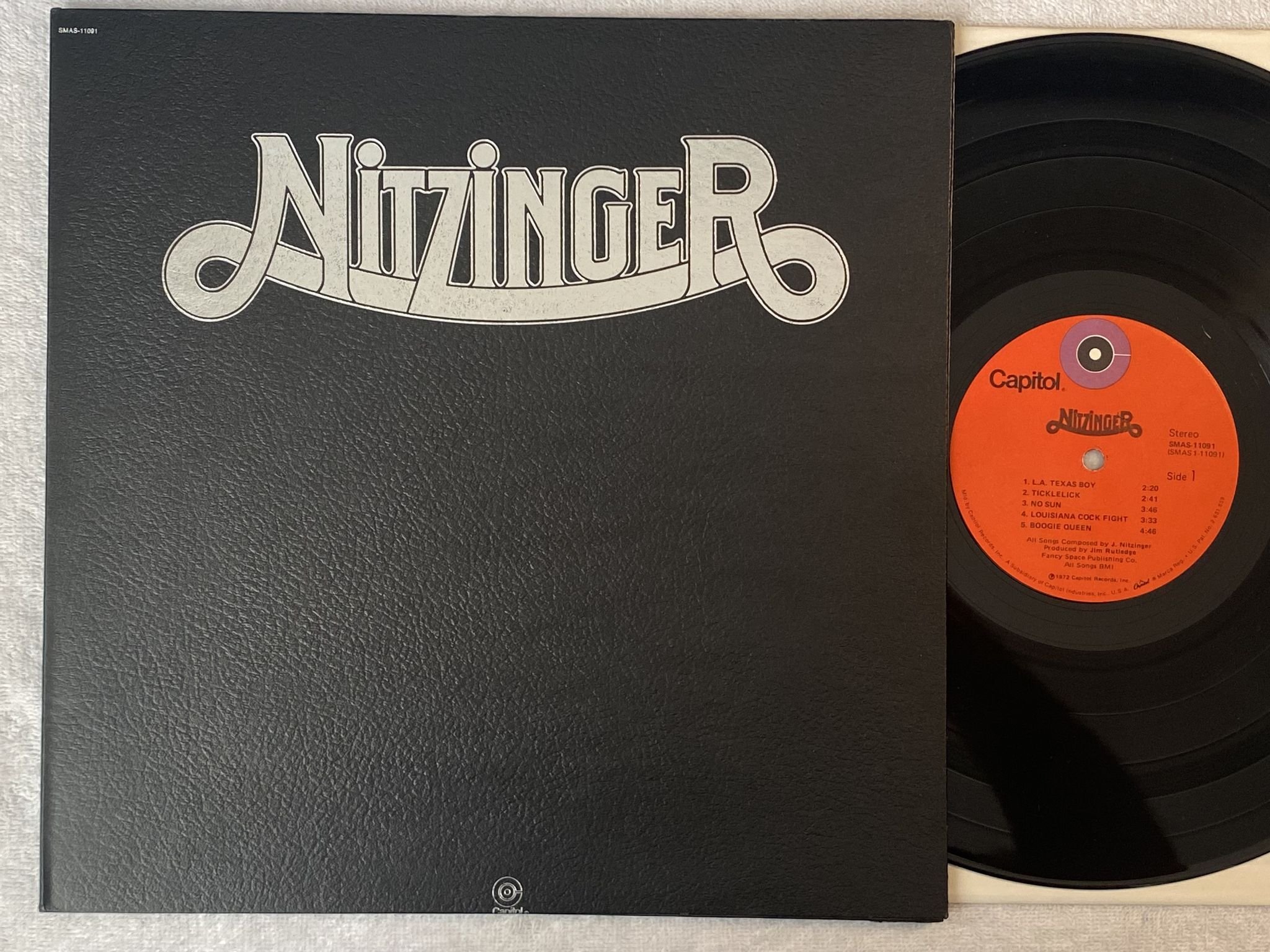 Omslagsbild för skivan NITZINGER s/t LP -72 US CAPITOL SMAS 11091