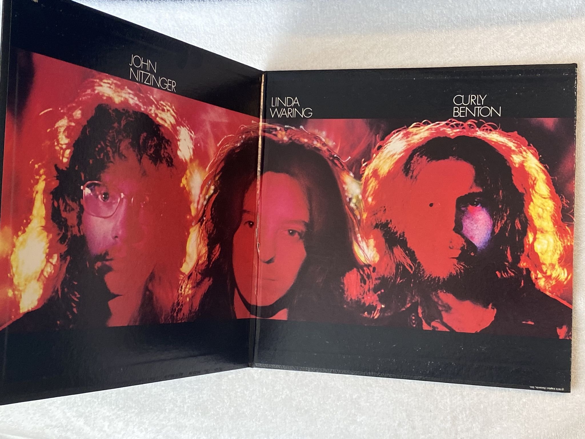 Omslagsbild för skivan NITZINGER s/t LP -72 US CAPITOL SMAS 11091