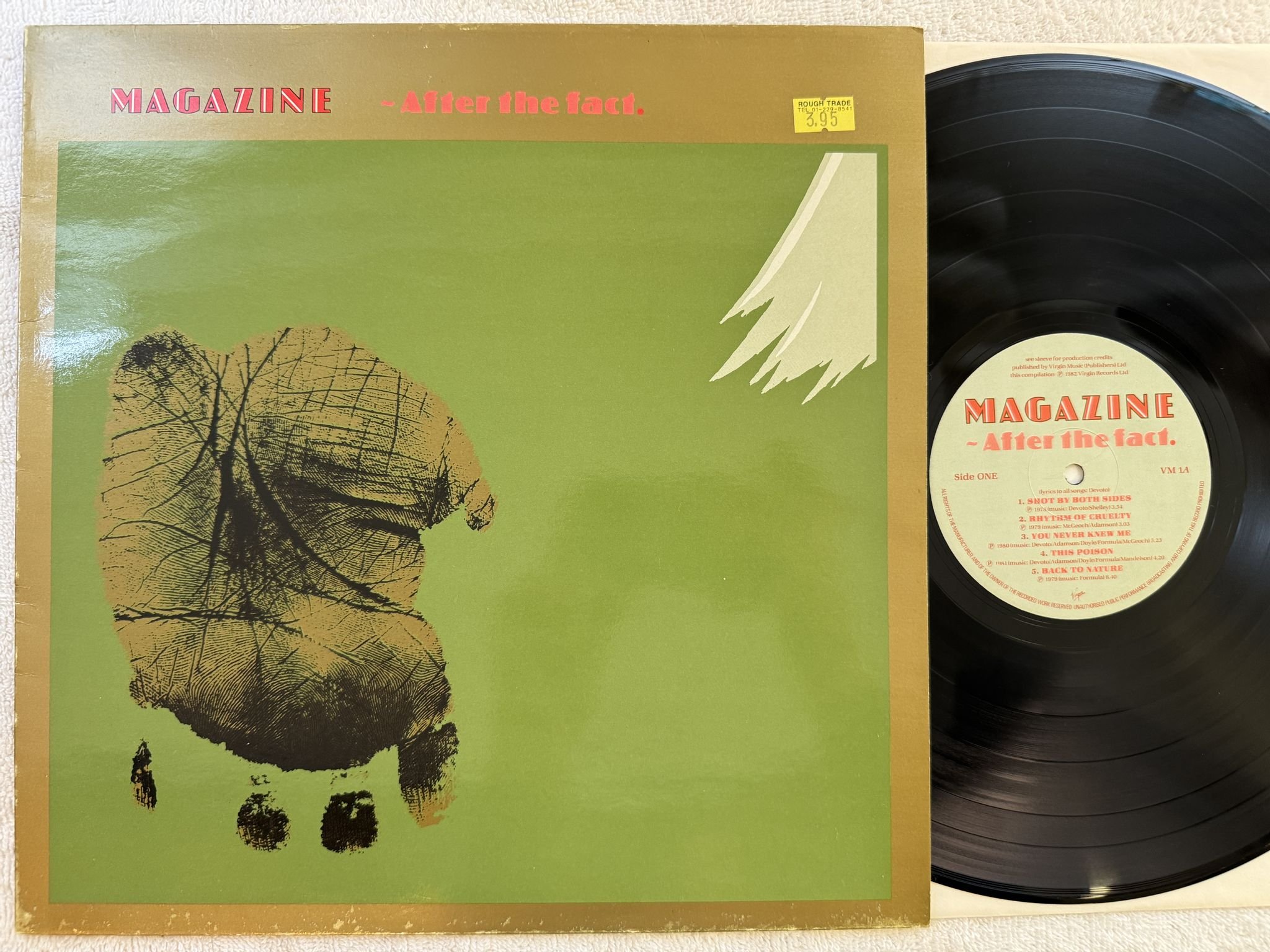 Omslagsbild för skivan MAGAZINE After The Fact LP -82 UK VIRGIN VM1