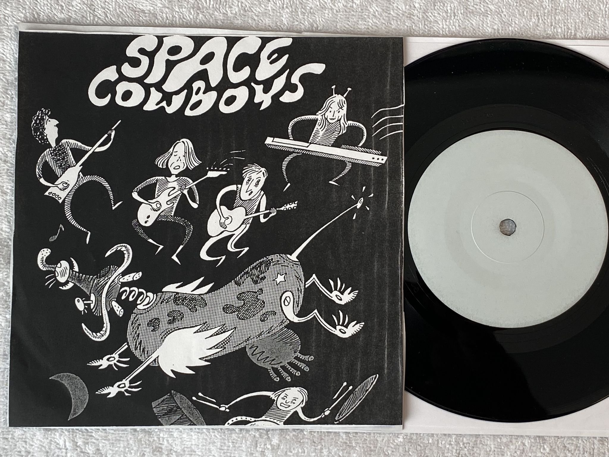 Omslagsbild för skivan SPACE COWBOYS light my scene / suitcase 7"