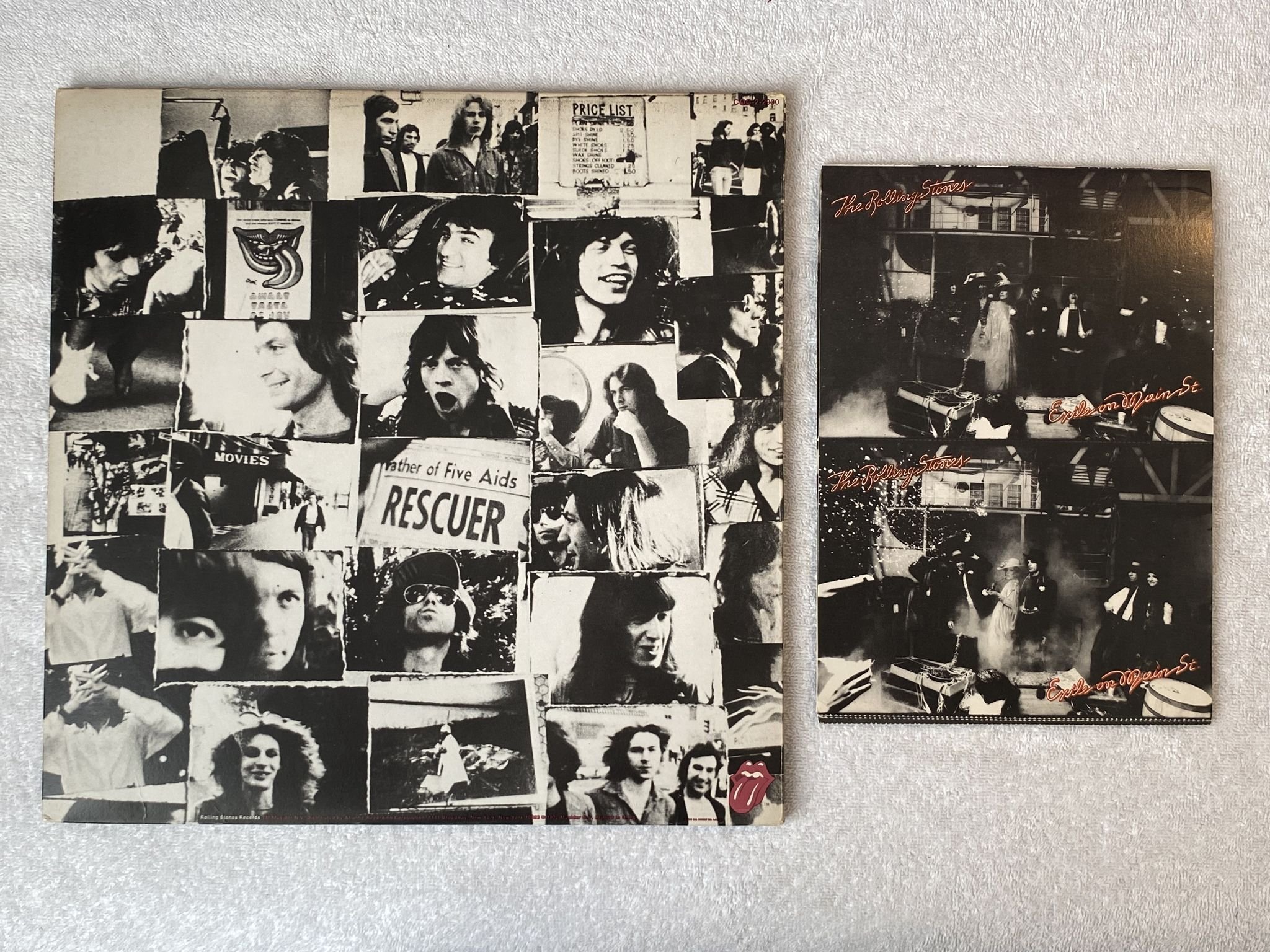 Omslagsbild för skivan THE ROLLING STONES exile on main st 2xLP -72 US ROLLING STONES COC 2-2900