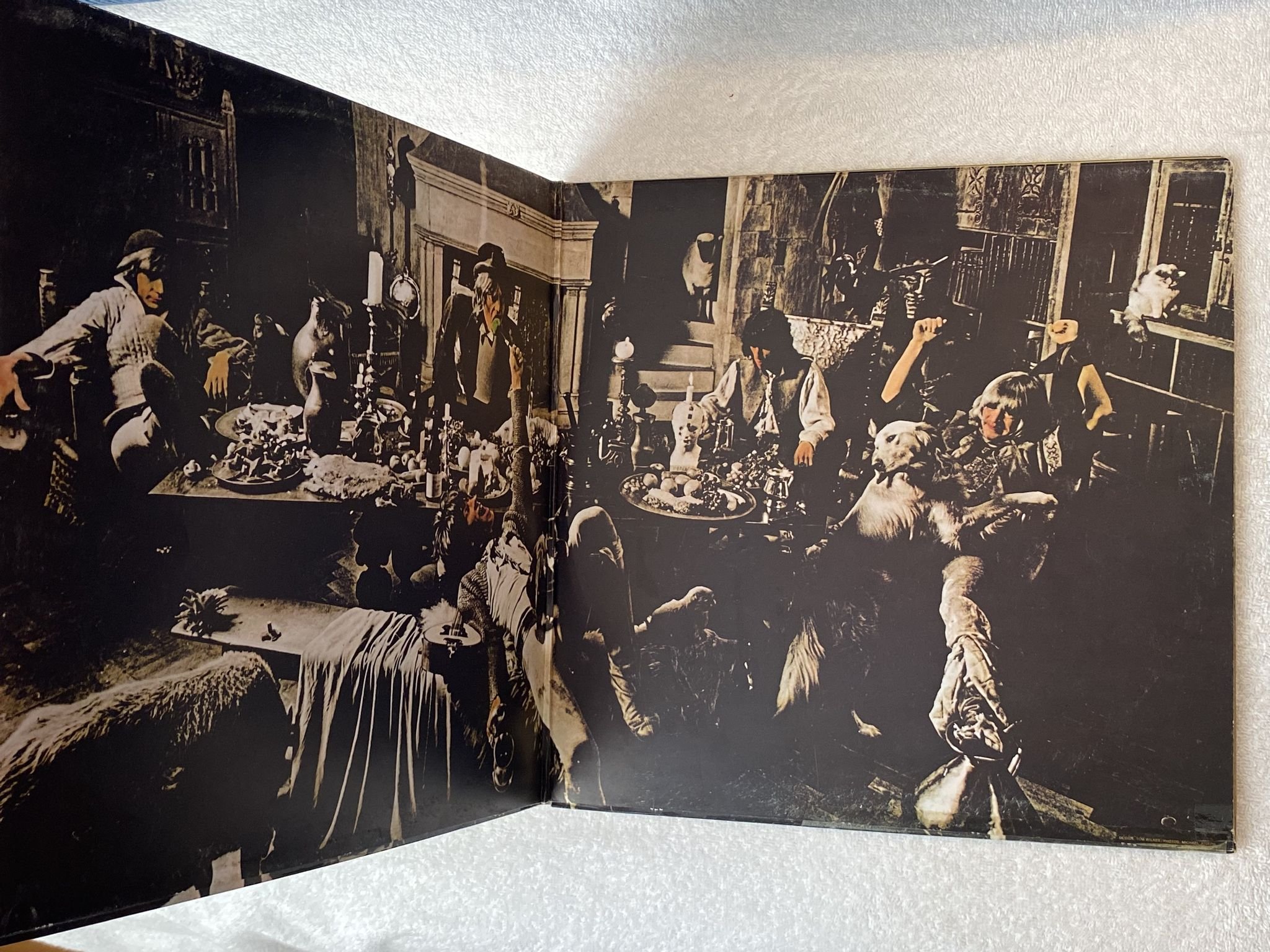 Omslagsbild för skivan THE ROLLING STONES beggars banquet LP -68 UK DECCA SKL 4955