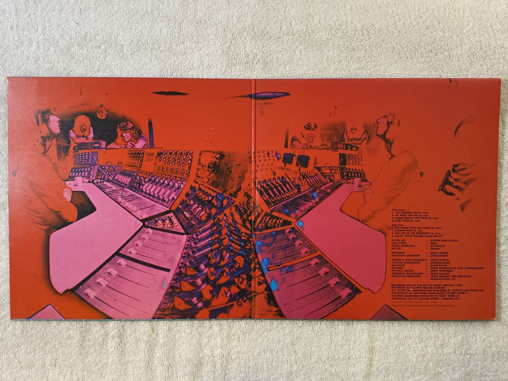 Omslagsbild för skivan TEN YEARS AFTER watt LP -70 UK DERAM SML 1078