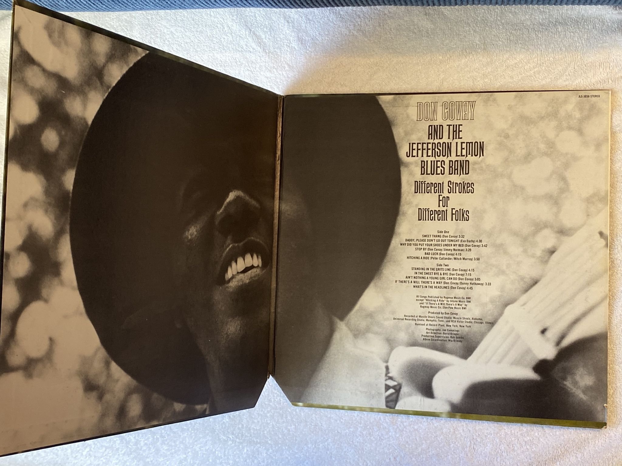 Omslagsbild för skivan DON COVAY & THE JEFFERSON LEMON BLUES BAND different... LP US JANUS JLS 3038