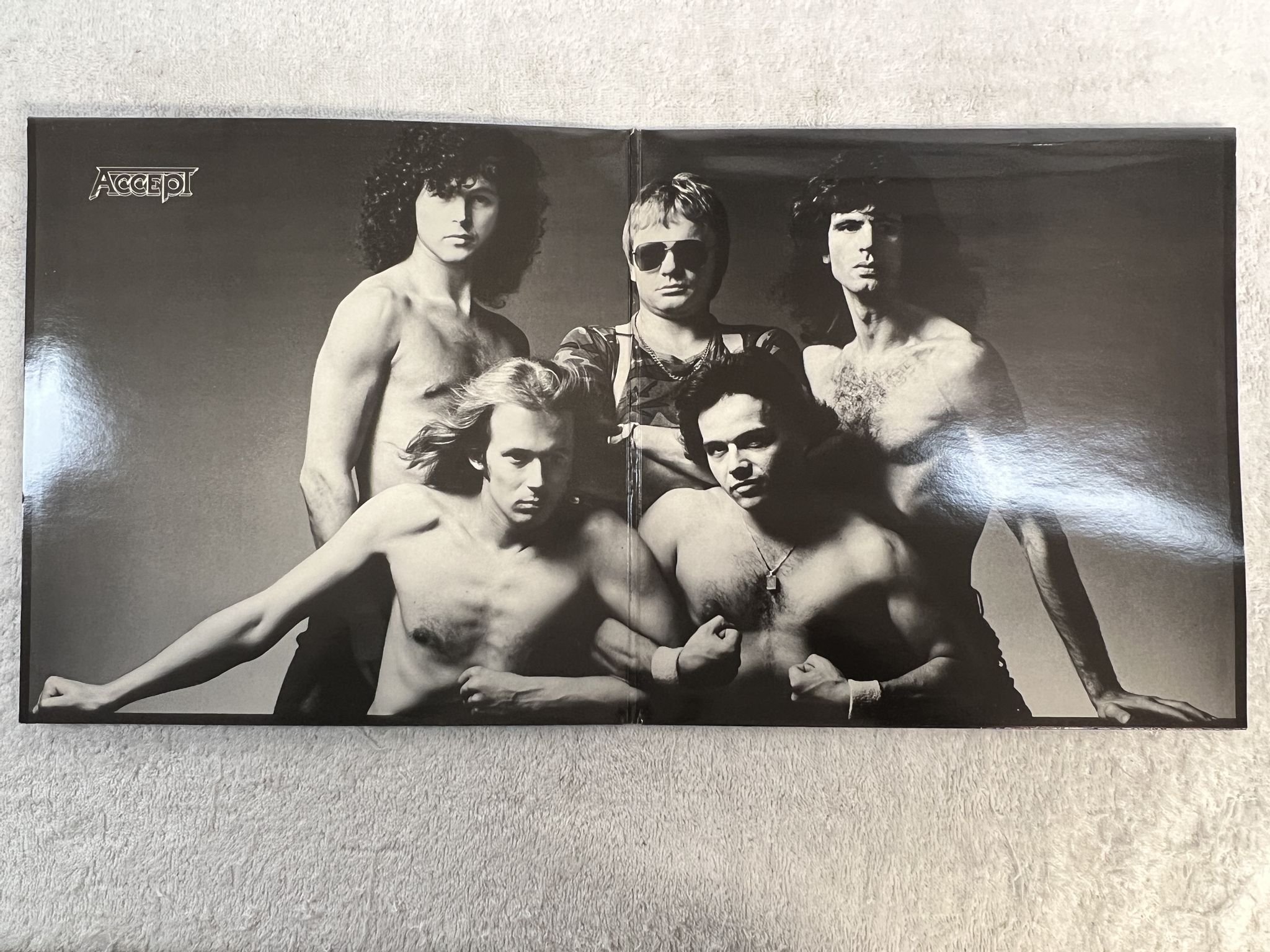 Omslagsbild för skivan ACCEPT balls of the wall LP -83 Hol POLYDOR 815731-1