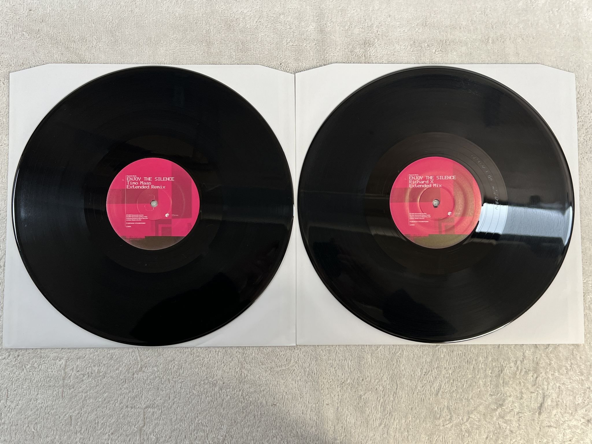 Omslagsbild för skivan DEPECHE MODE enjoy the silence···04 2x12"single 2004 MUTE P12 BONG 34 * PROMO *